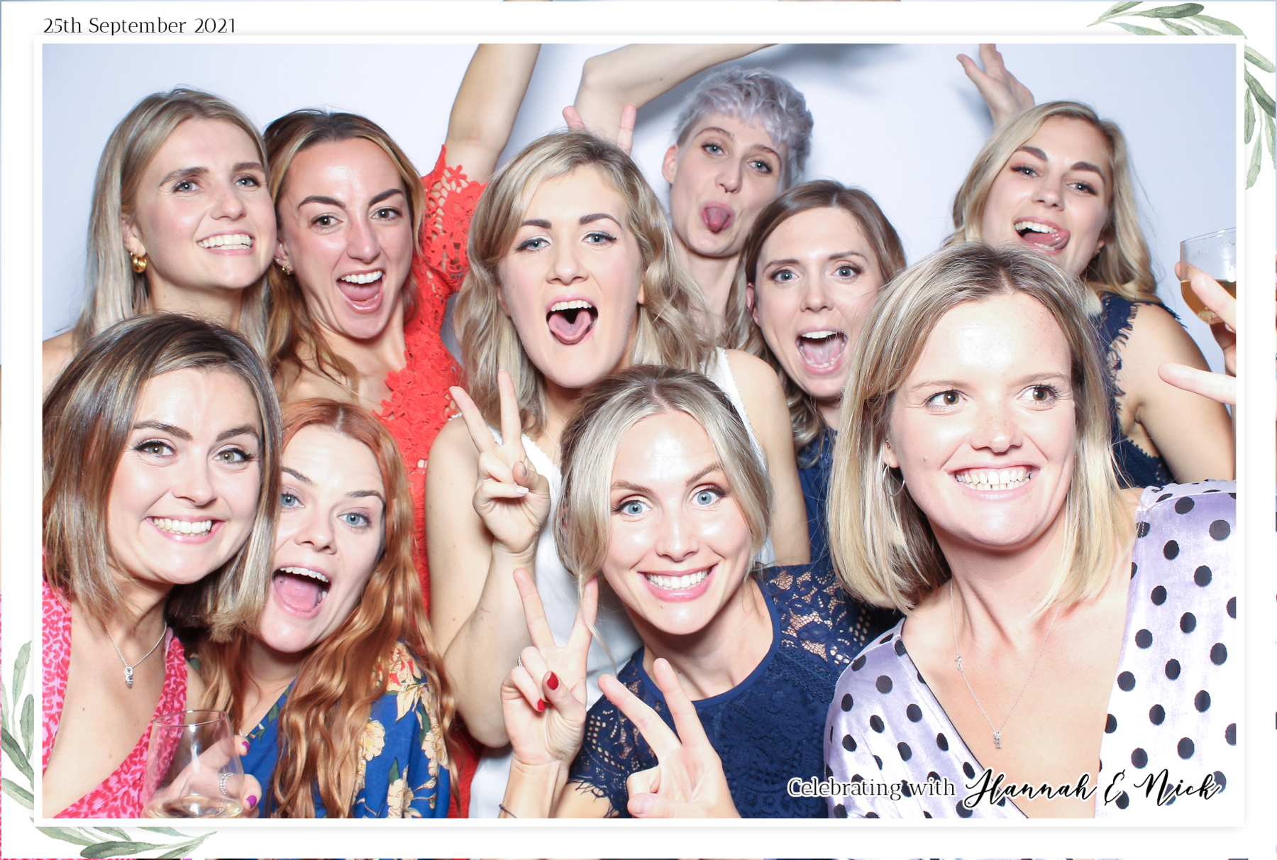 Hannah & Nicks Wedding - Classic Open Booth | View more photos from the event at gallery.freshbooths.com/u/FreshBooths/Hannah-Nicks-Wedding-Classic-Open-Booth