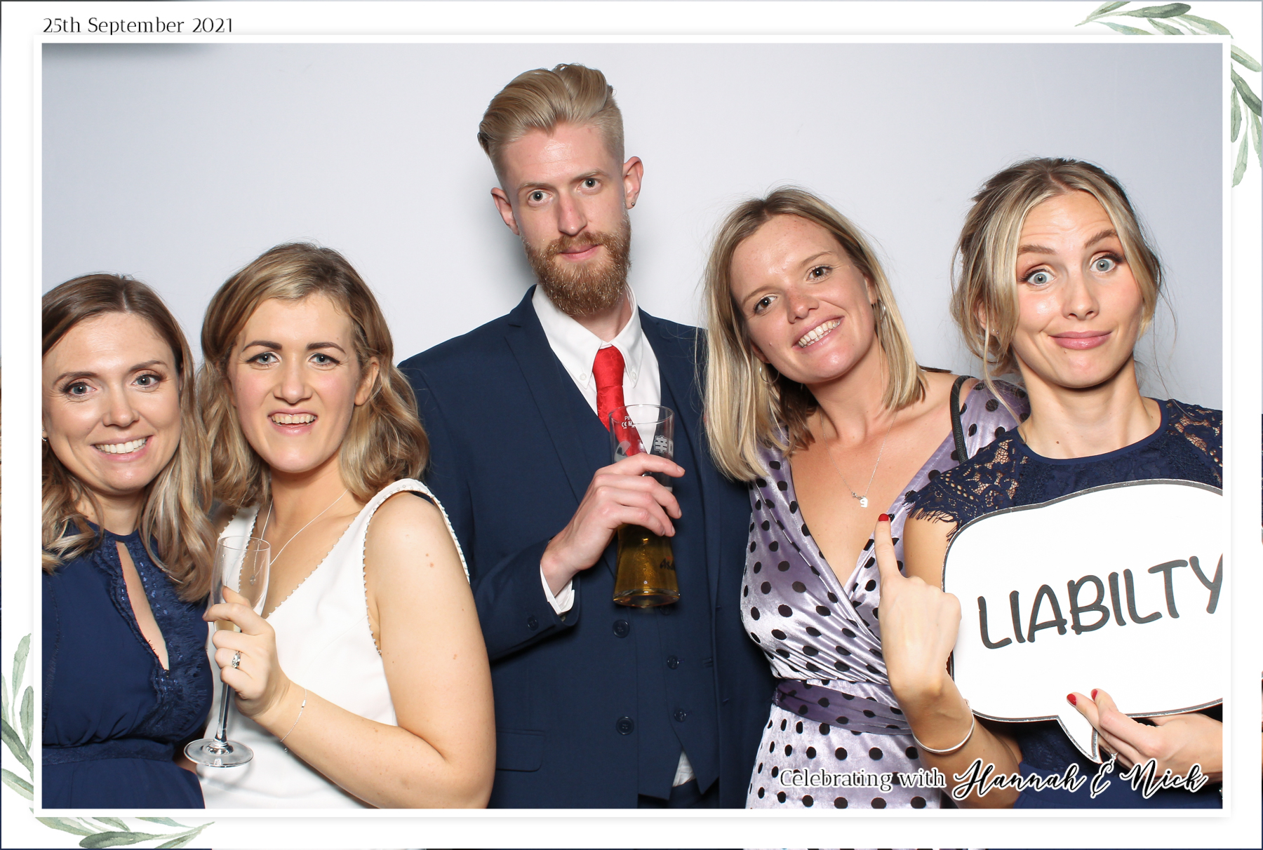 Hannah & Nicks Wedding - Classic Open Booth | View more photos from the event at gallery.freshbooths.com/u/FreshBooths/Hannah-Nicks-Wedding-Classic-Open-Booth