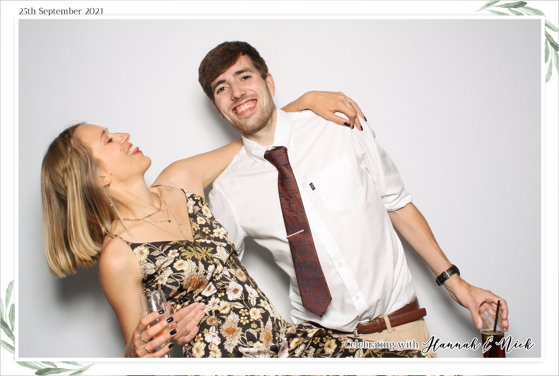 Hannah & Nicks Wedding - Classic Open Booth | View more photos from the event at gallery.freshbooths.com/u/FreshBooths/Hannah-Nicks-Wedding-Classic-Open-Booth