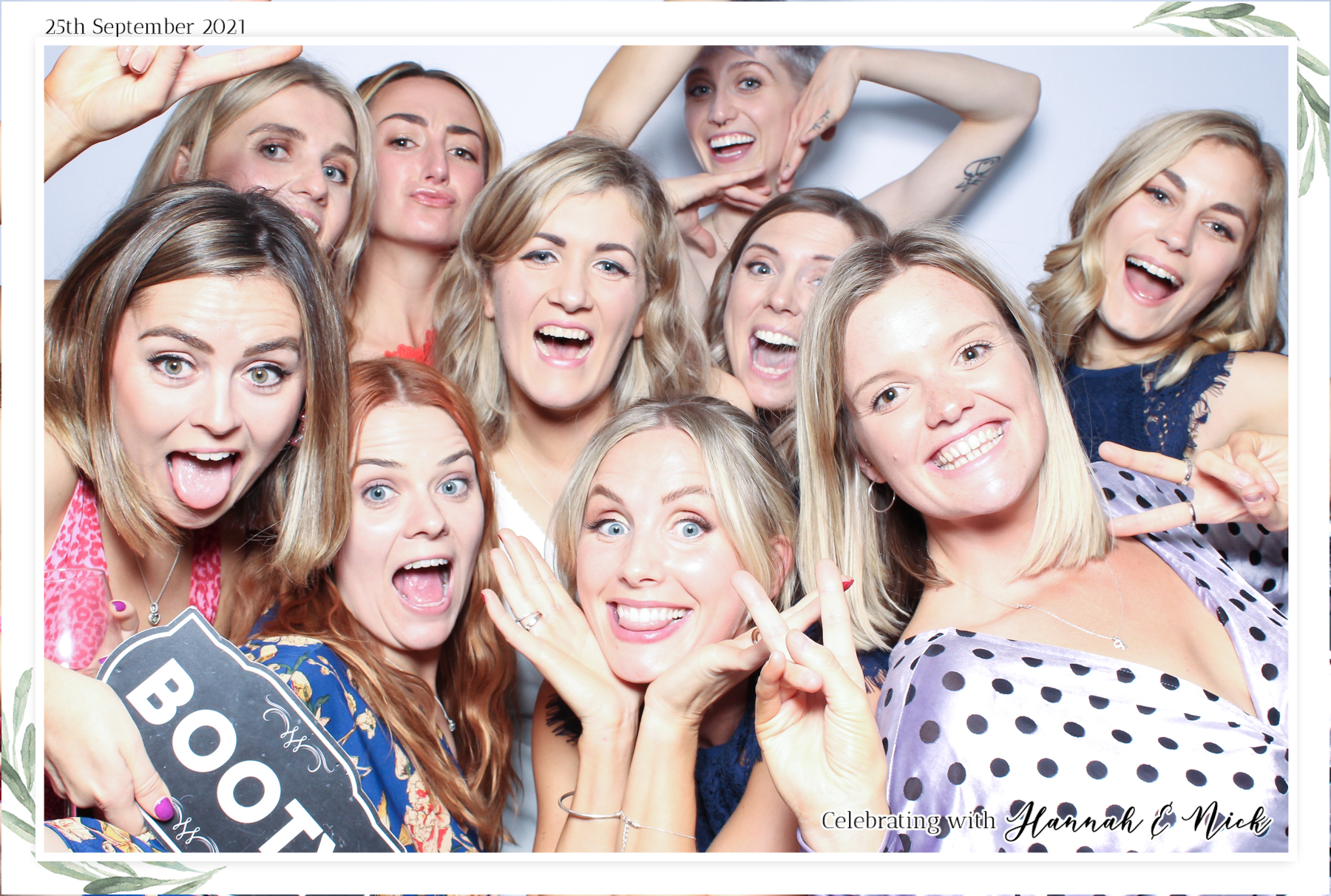 Hannah & Nicks Wedding - Classic Open Booth | View more photos from the event at gallery.freshbooths.com/u/FreshBooths/Hannah-Nicks-Wedding-Classic-Open-Booth