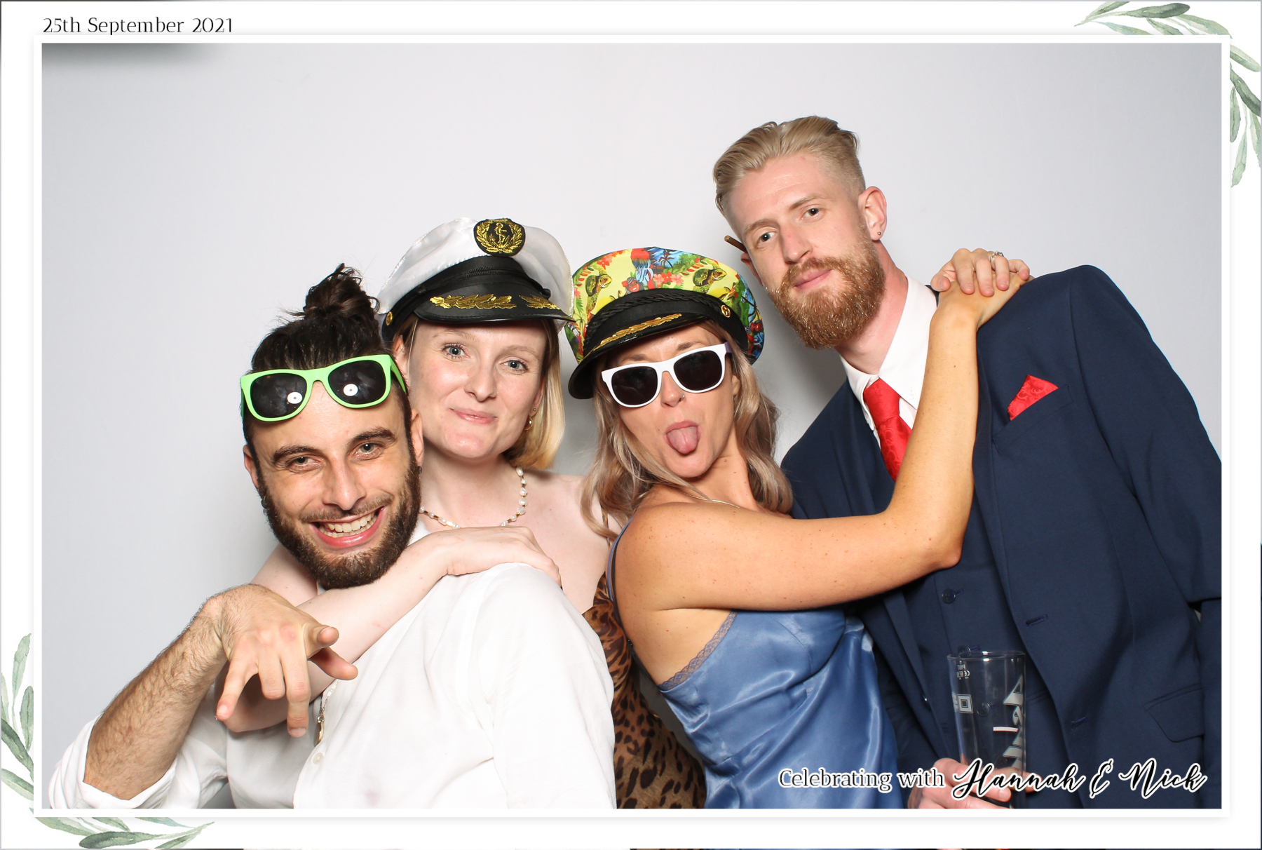 Hannah & Nicks Wedding - Classic Open Booth | View more photos from the event at gallery.freshbooths.com/u/FreshBooths/Hannah-Nicks-Wedding-Classic-Open-Booth