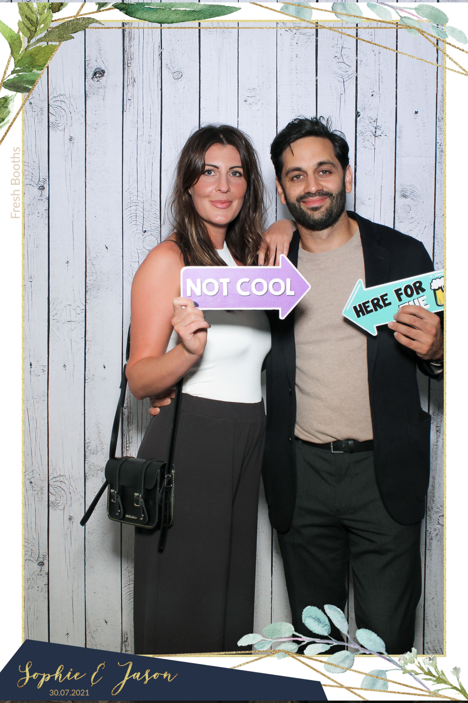 Jason and Sophie Wedding - Selfie Mirror | View more photos from the event at gallery.freshbooths.com/u/FreshBooths/Jason-and-Sophie-Wedding-Selfie-Mirror