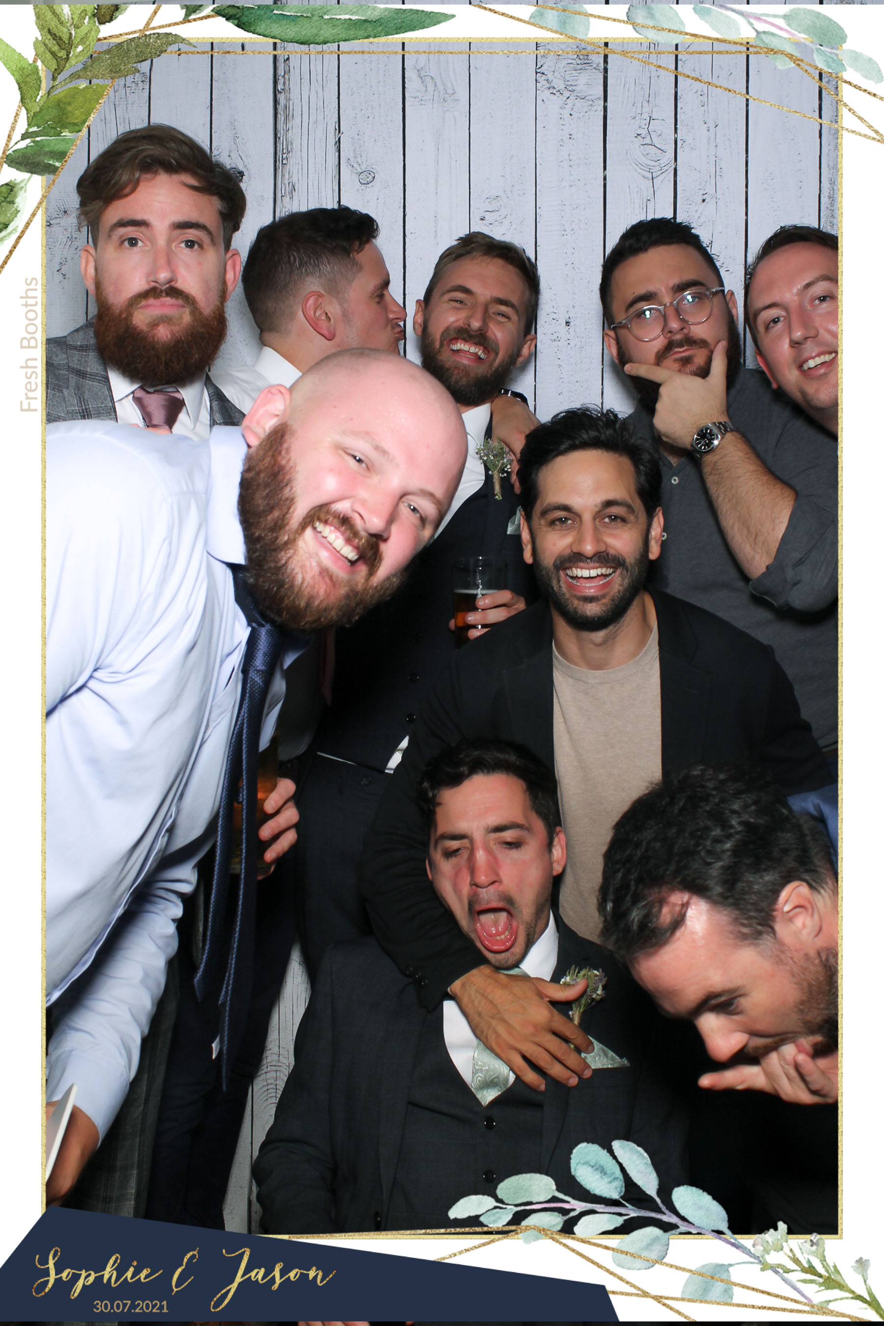 Jason and Sophie Wedding - Selfie Mirror | View more photos from the event at gallery.freshbooths.com/u/FreshBooths/Jason-and-Sophie-Wedding-Selfie-Mirror