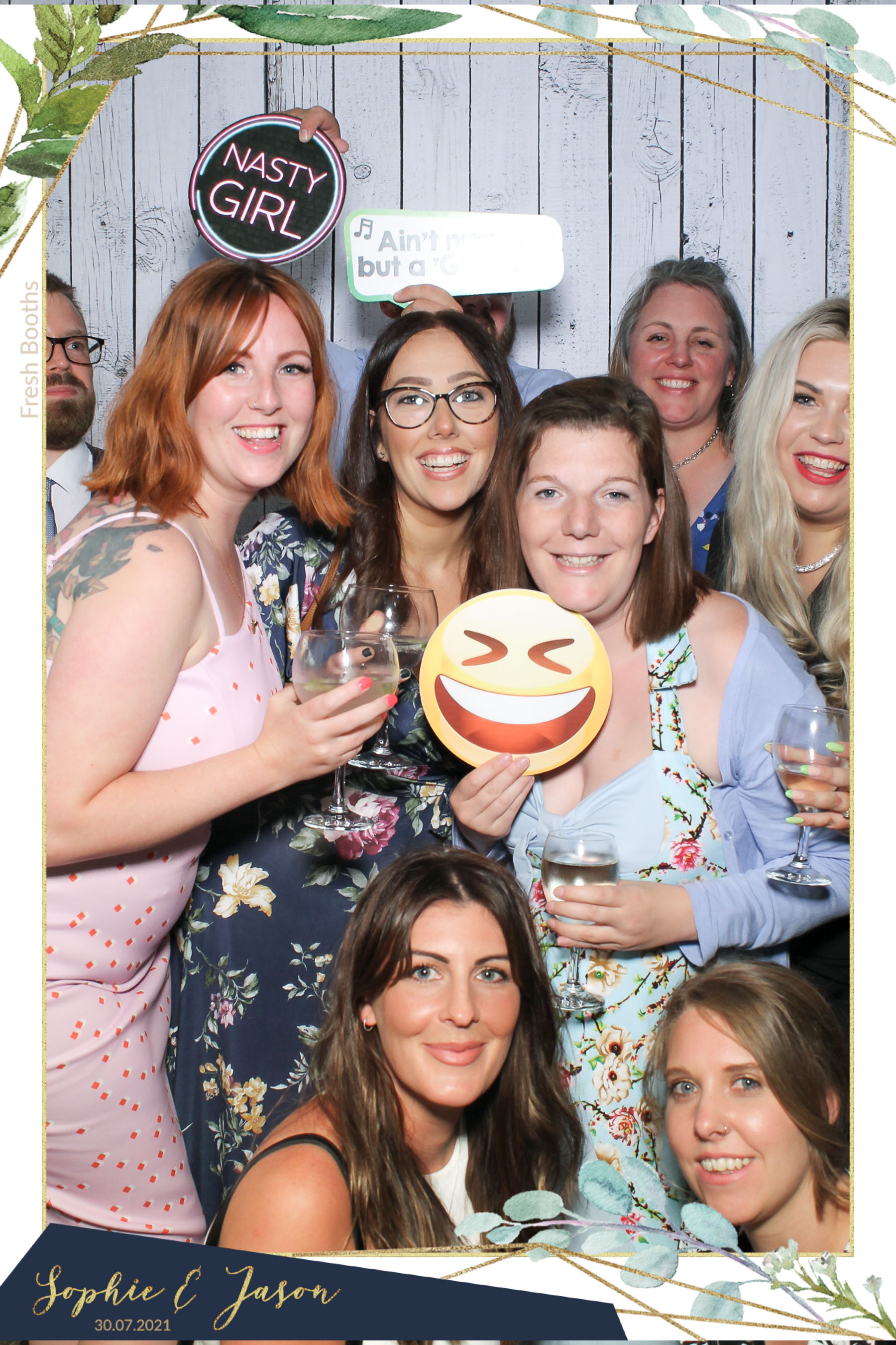 Jason and Sophie Wedding - Selfie Mirror | View more photos from the event at gallery.freshbooths.com/u/FreshBooths/Jason-and-Sophie-Wedding-Selfie-Mirror