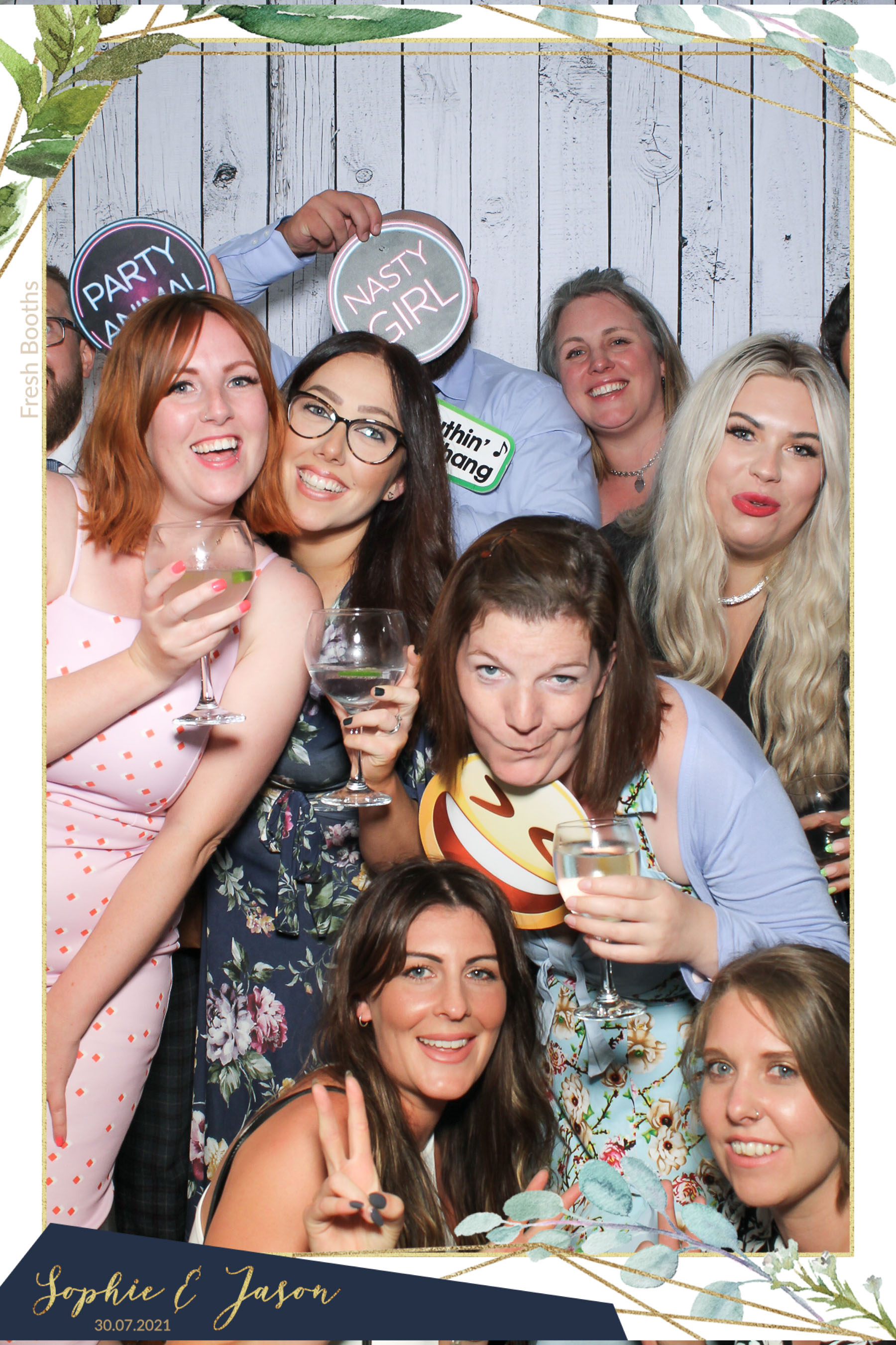 Jason and Sophie Wedding - Selfie Mirror | View more photos from the event at gallery.freshbooths.com/u/FreshBooths/Jason-and-Sophie-Wedding-Selfie-Mirror