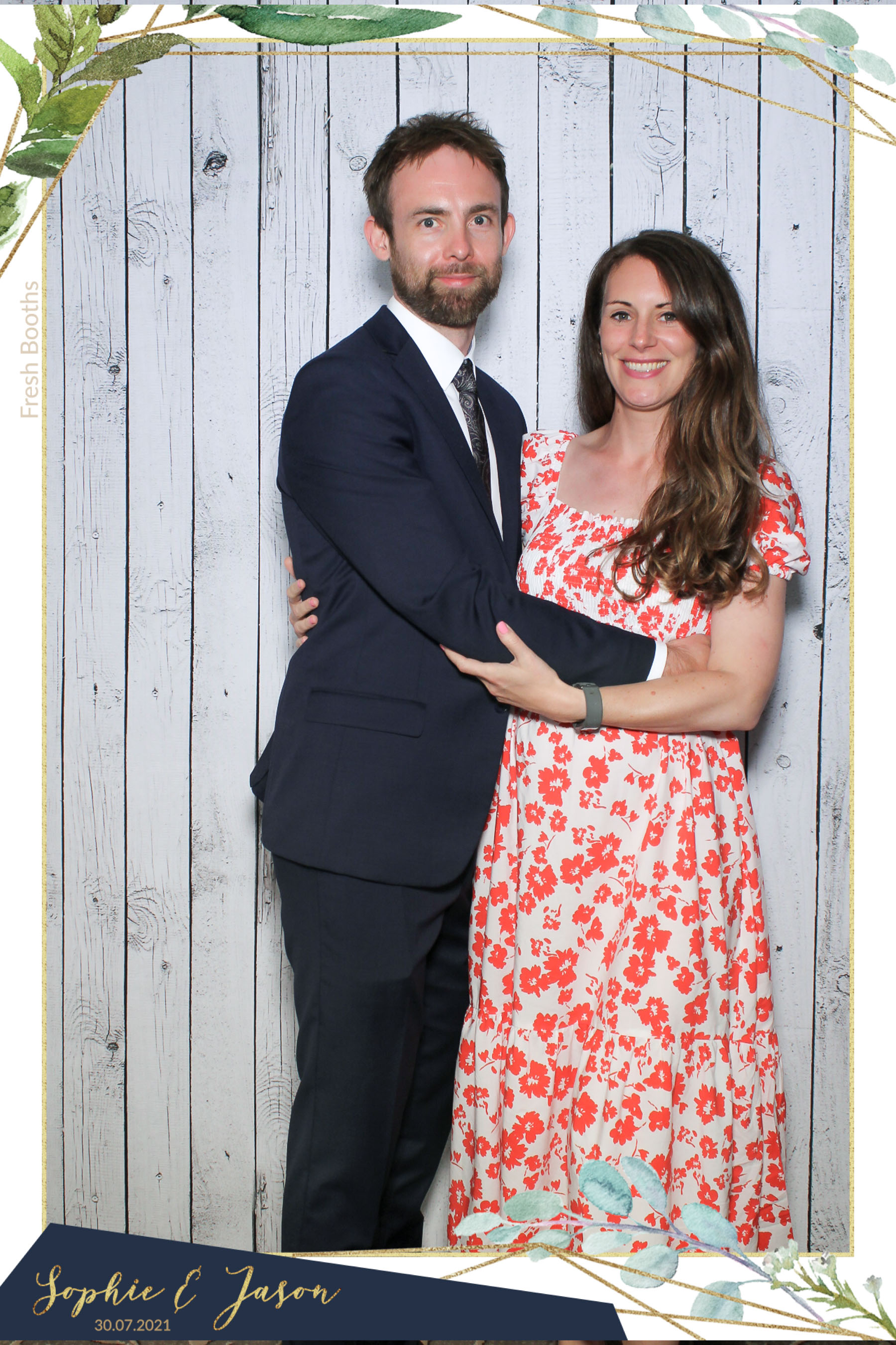 Jason and Sophie Wedding - Selfie Mirror | View more photos from the event at gallery.freshbooths.com/u/FreshBooths/Jason-and-Sophie-Wedding-Selfie-Mirror