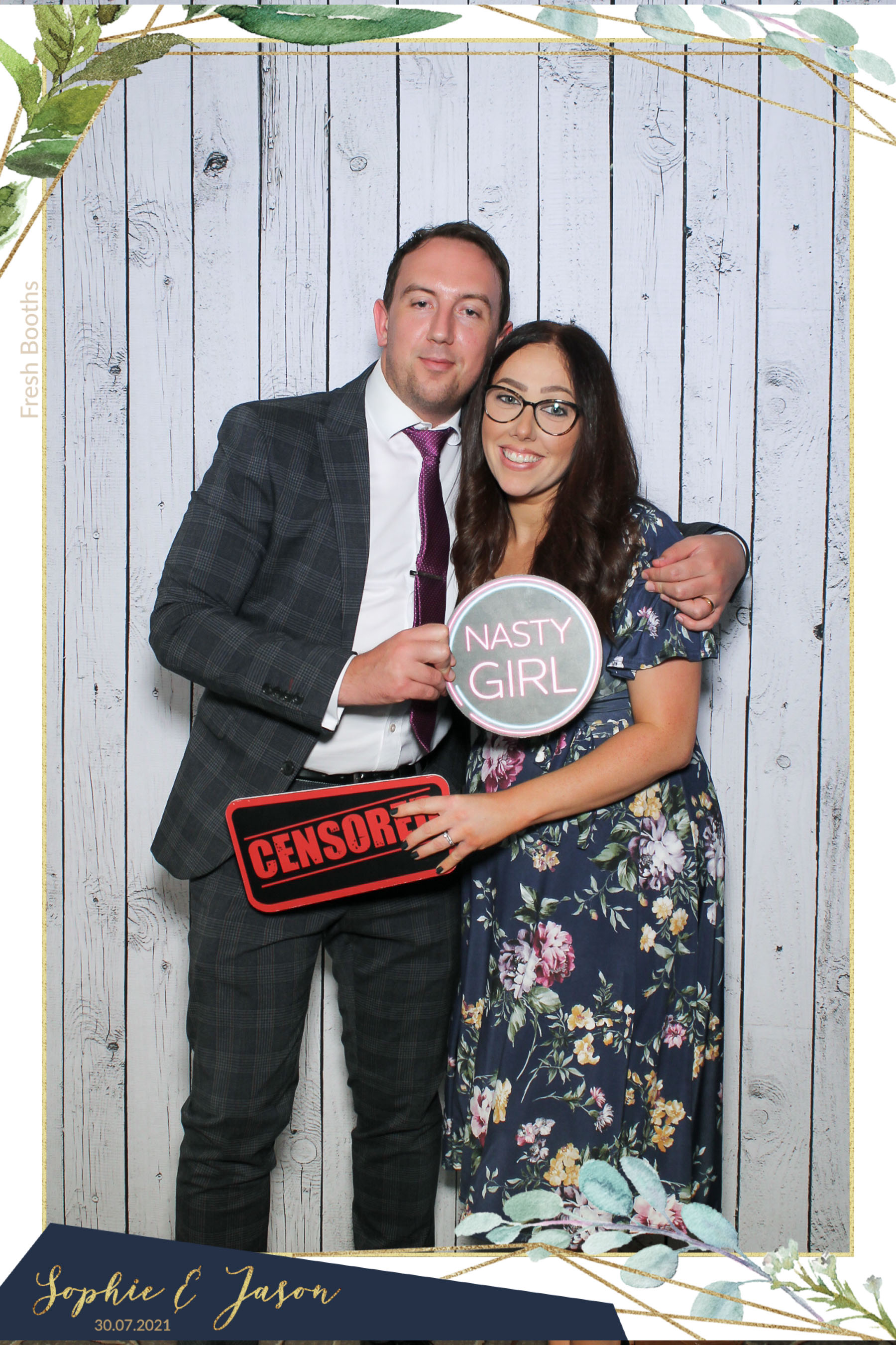 Jason and Sophie Wedding - Selfie Mirror | View more photos from the event at gallery.freshbooths.com/u/FreshBooths/Jason-and-Sophie-Wedding-Selfie-Mirror