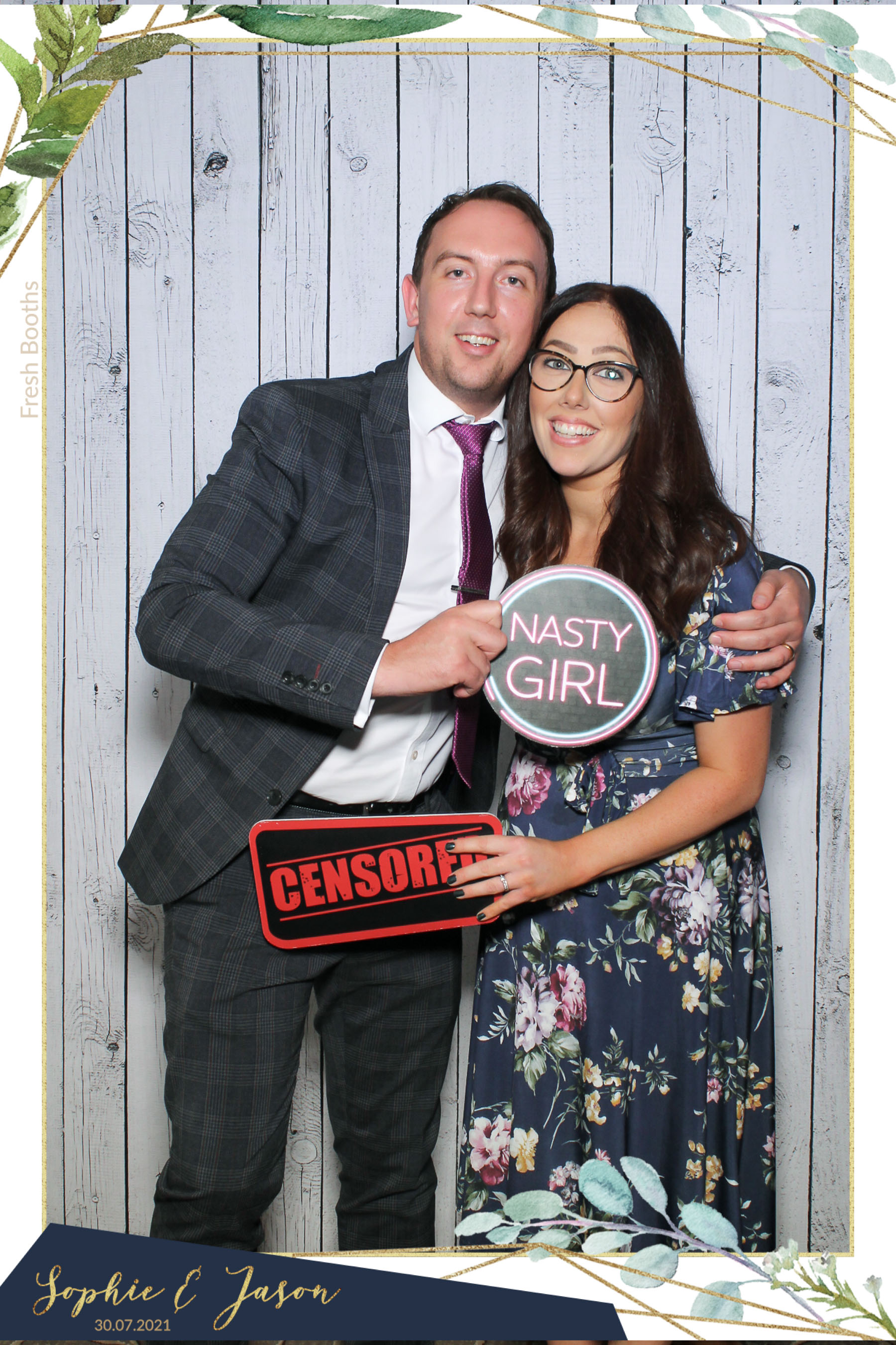 Jason and Sophie Wedding - Selfie Mirror | View more photos from the event at gallery.freshbooths.com/u/FreshBooths/Jason-and-Sophie-Wedding-Selfie-Mirror