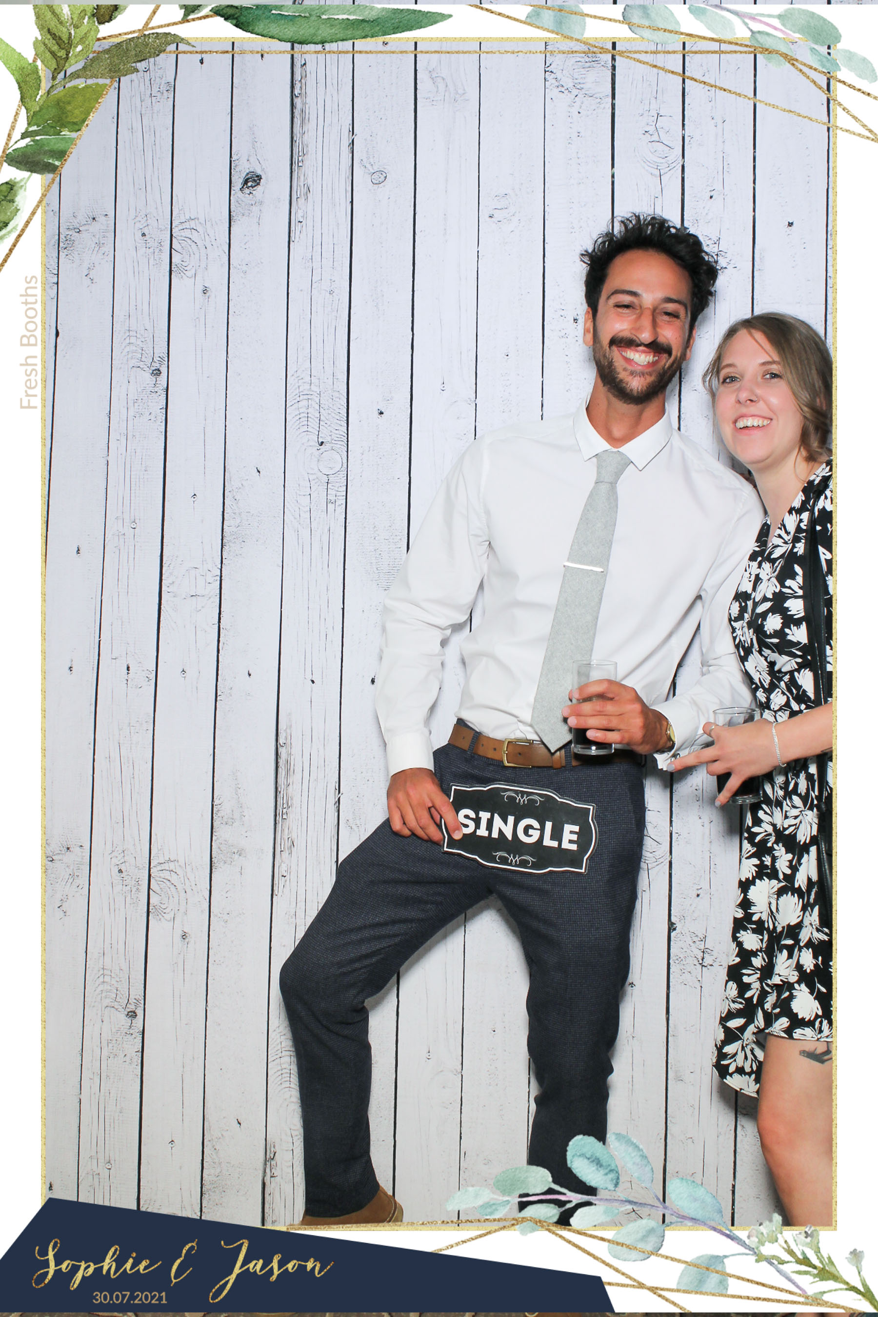 Jason and Sophie Wedding - Selfie Mirror | View more photos from the event at gallery.freshbooths.com/u/FreshBooths/Jason-and-Sophie-Wedding-Selfie-Mirror