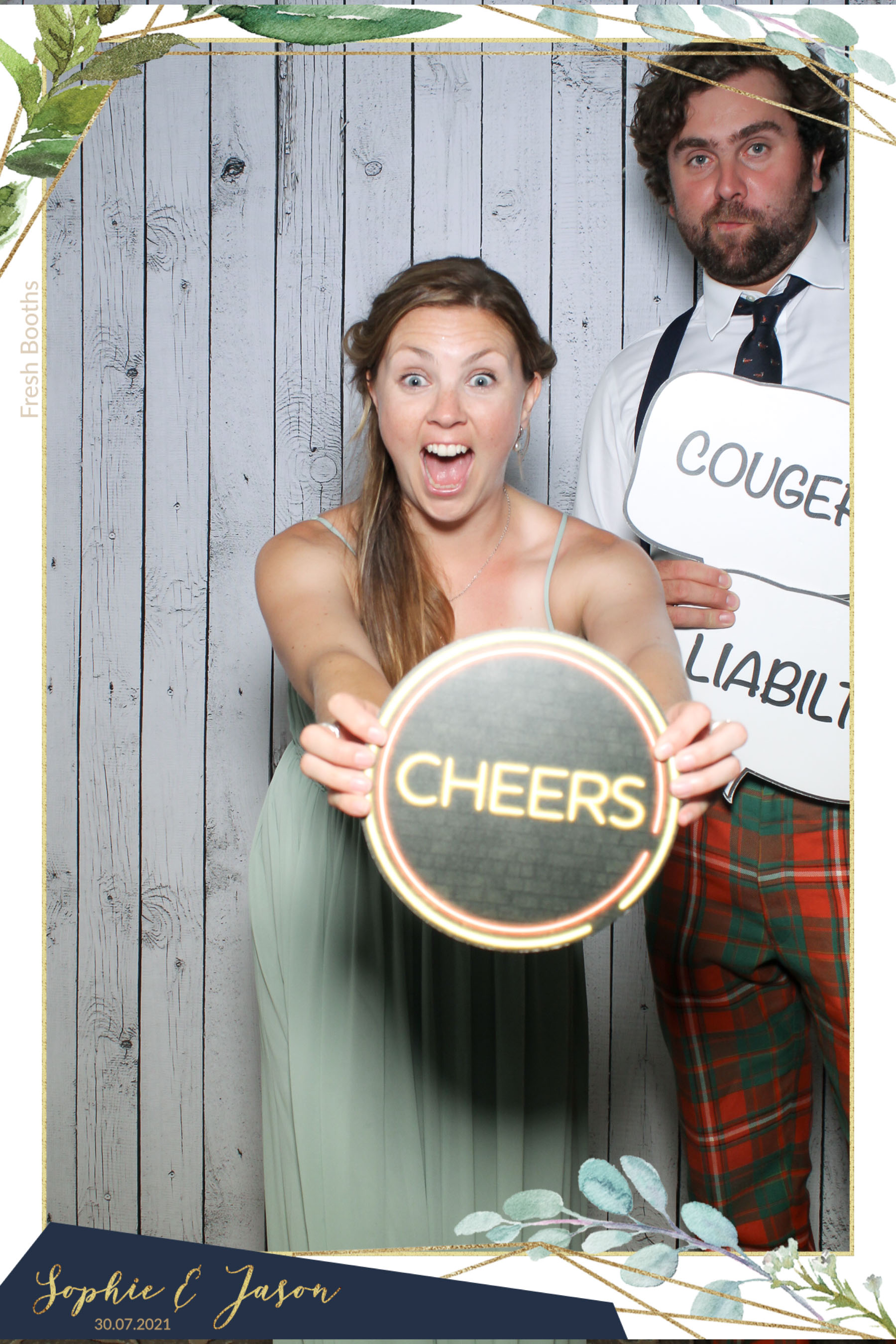 Jason and Sophie Wedding - Selfie Mirror | View more photos from the event at gallery.freshbooths.com/u/FreshBooths/Jason-and-Sophie-Wedding-Selfie-Mirror