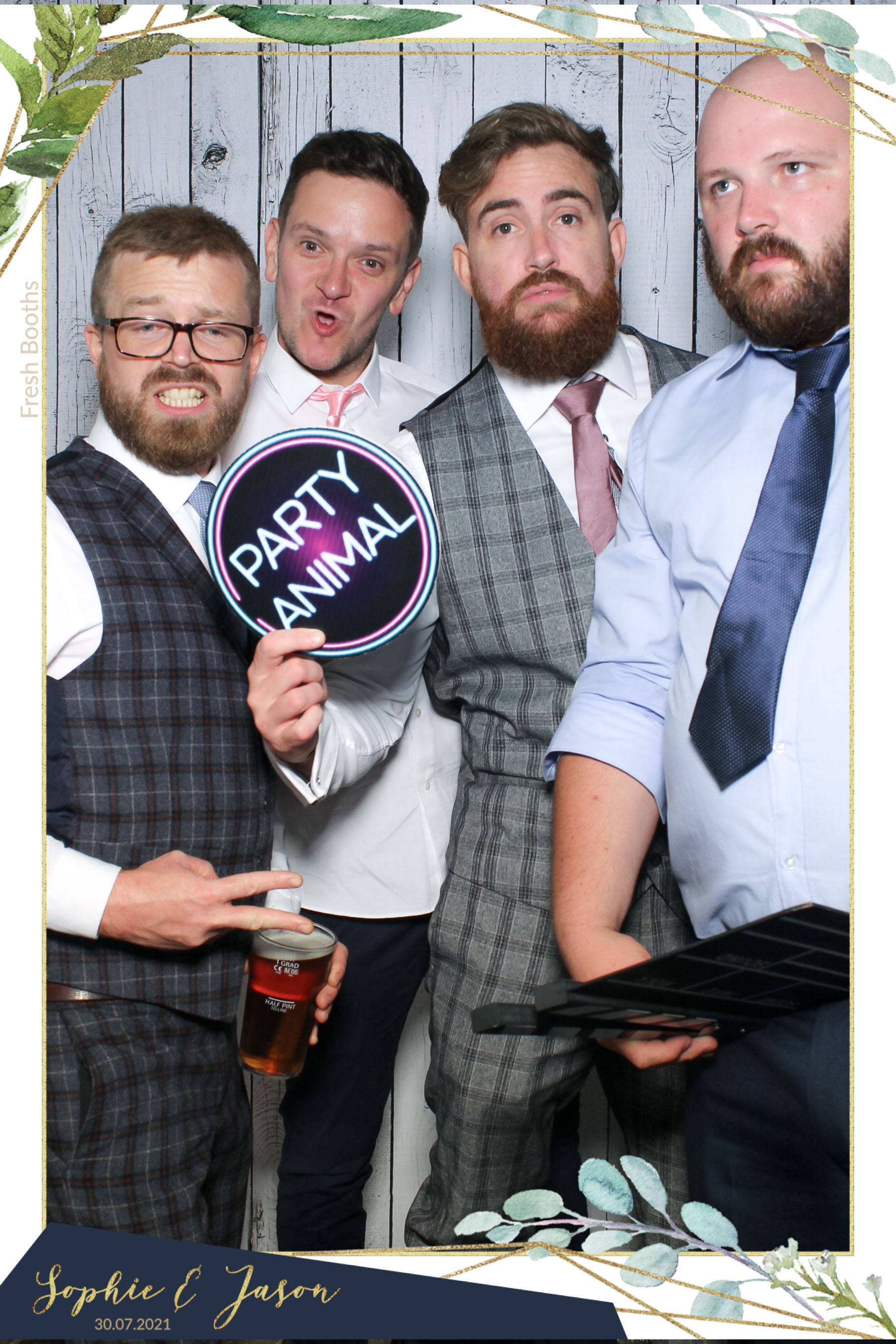 Jason and Sophie Wedding - Selfie Mirror | View more photos from the event at gallery.freshbooths.com/u/FreshBooths/Jason-and-Sophie-Wedding-Selfie-Mirror