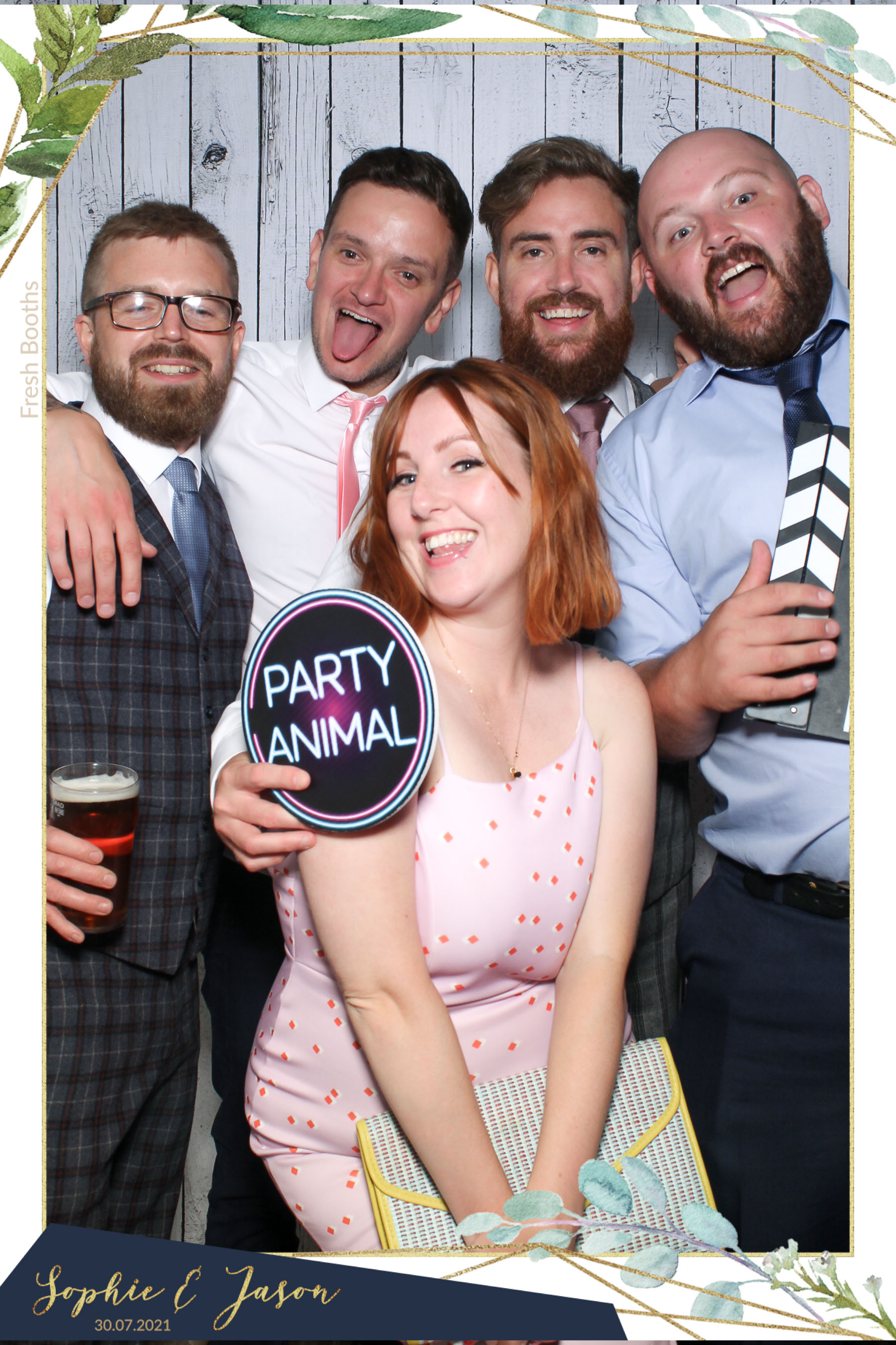 Jason and Sophie Wedding - Selfie Mirror | View more photos from the event at gallery.freshbooths.com/u/FreshBooths/Jason-and-Sophie-Wedding-Selfie-Mirror