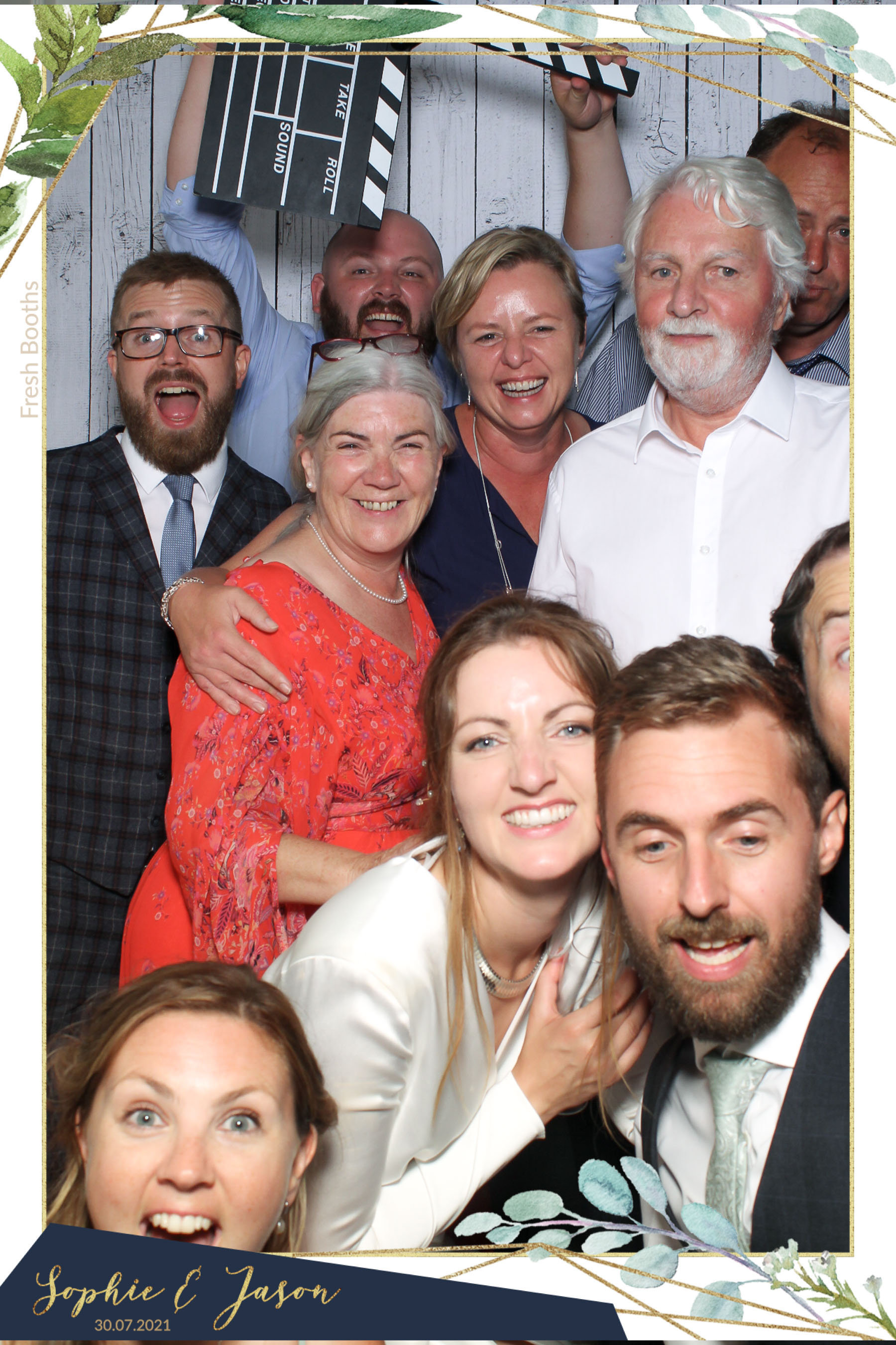 Jason and Sophie Wedding - Selfie Mirror | View more photos from the event at gallery.freshbooths.com/u/FreshBooths/Jason-and-Sophie-Wedding-Selfie-Mirror