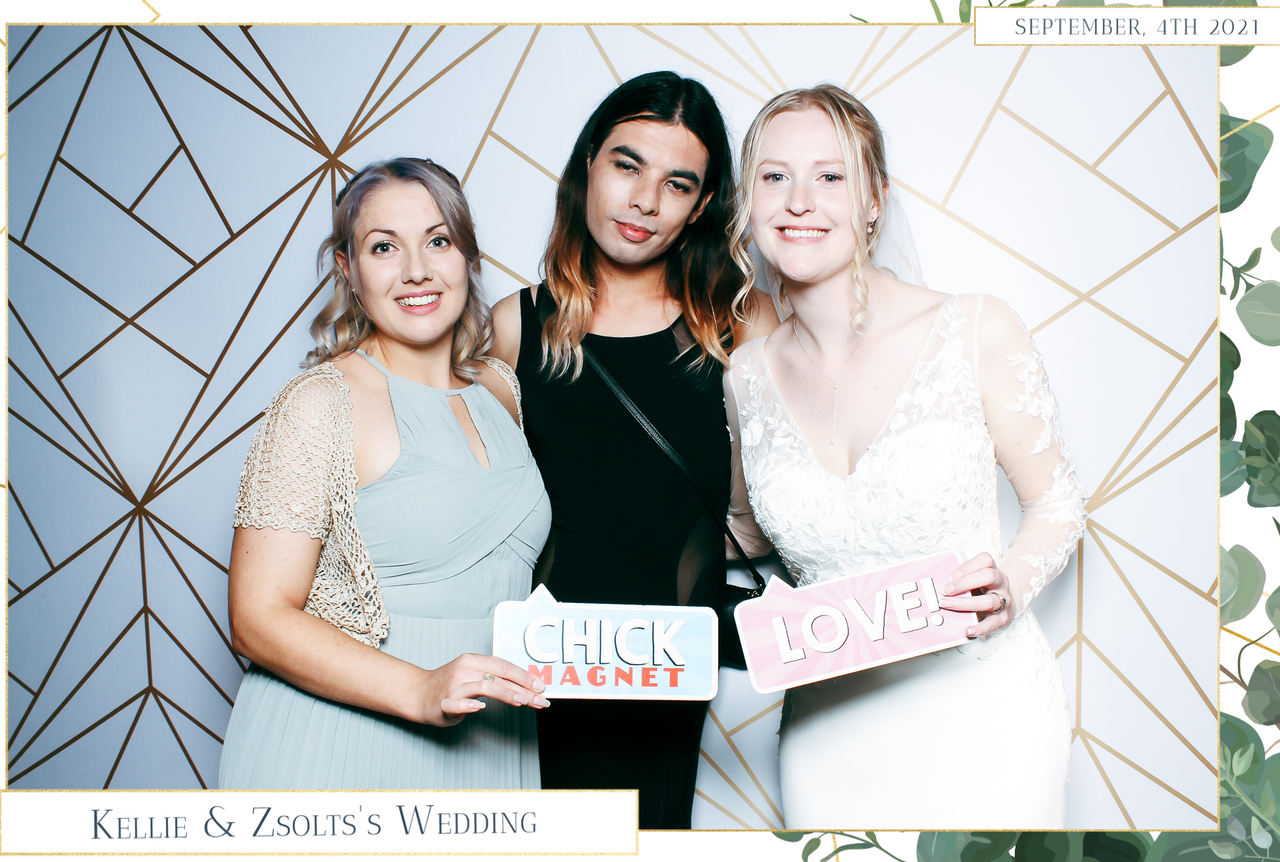 Kellie & Zsolt Wedding - Classic Open Booth | View more photos from the event at gallery.freshbooths.com/u/FreshBooths/Kellie-Zsolt-Wedding-Classic-Open-Booth