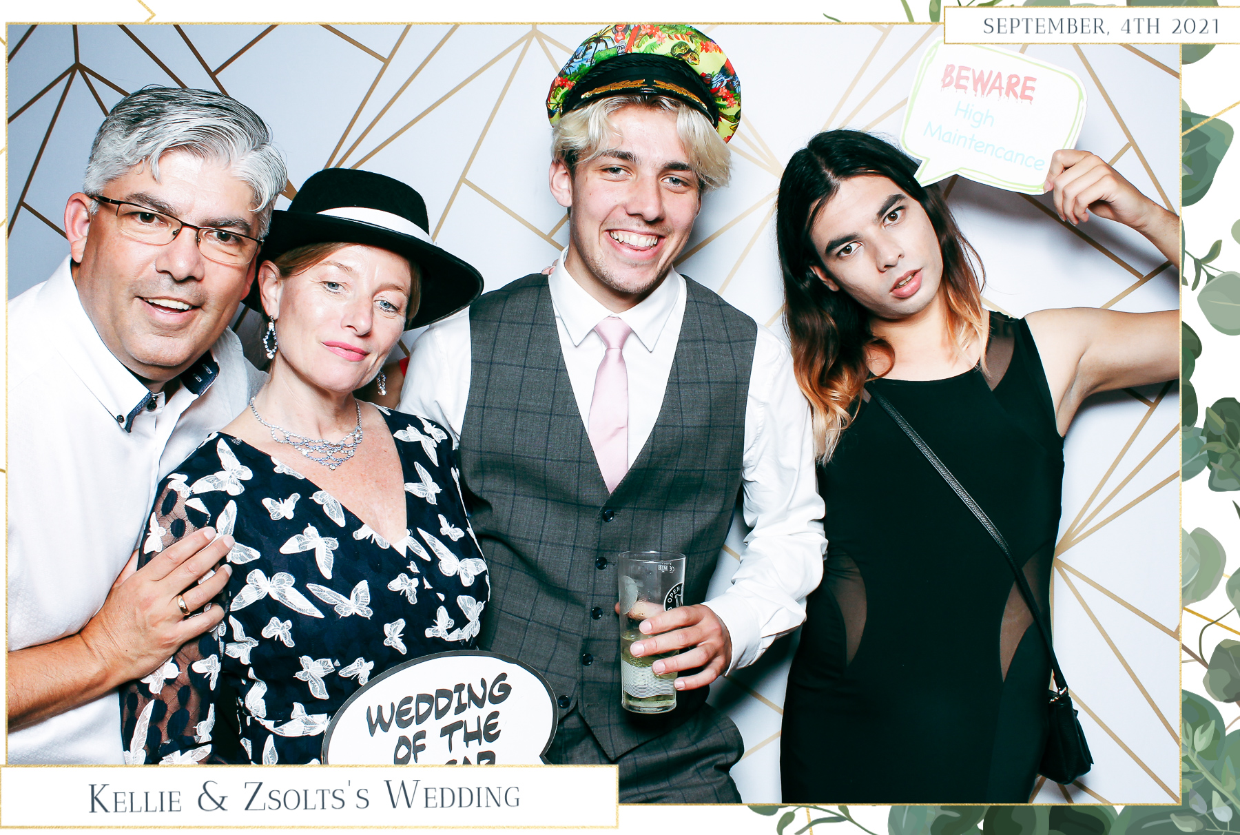 Kellie & Zsolt Wedding - Classic Open Booth | View more photos from the event at gallery.freshbooths.com/u/FreshBooths/Kellie-Zsolt-Wedding-Classic-Open-Booth