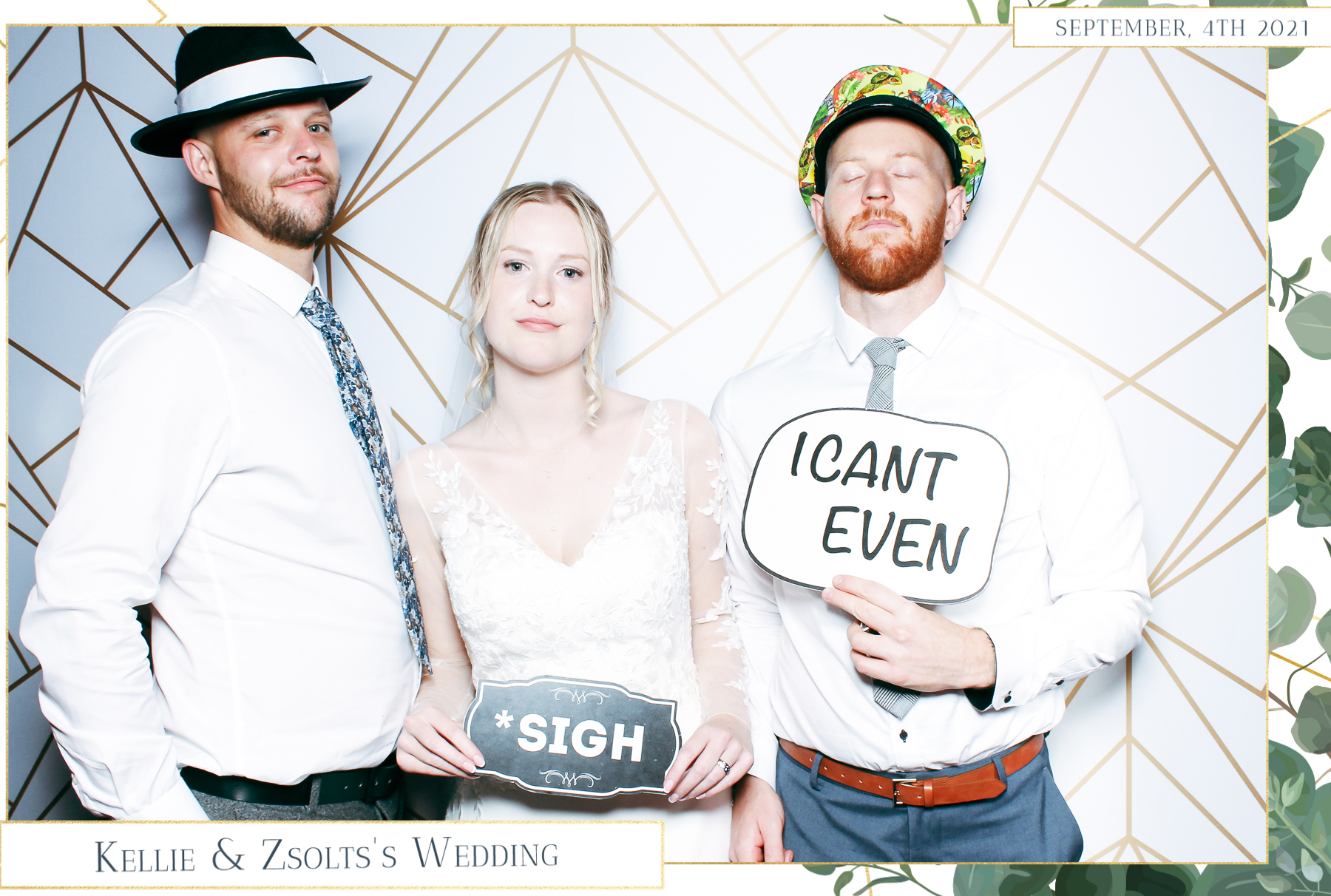 Kellie & Zsolt Wedding - Classic Open Booth | View more photos from the event at gallery.freshbooths.com/u/FreshBooths/Kellie-Zsolt-Wedding-Classic-Open-Booth