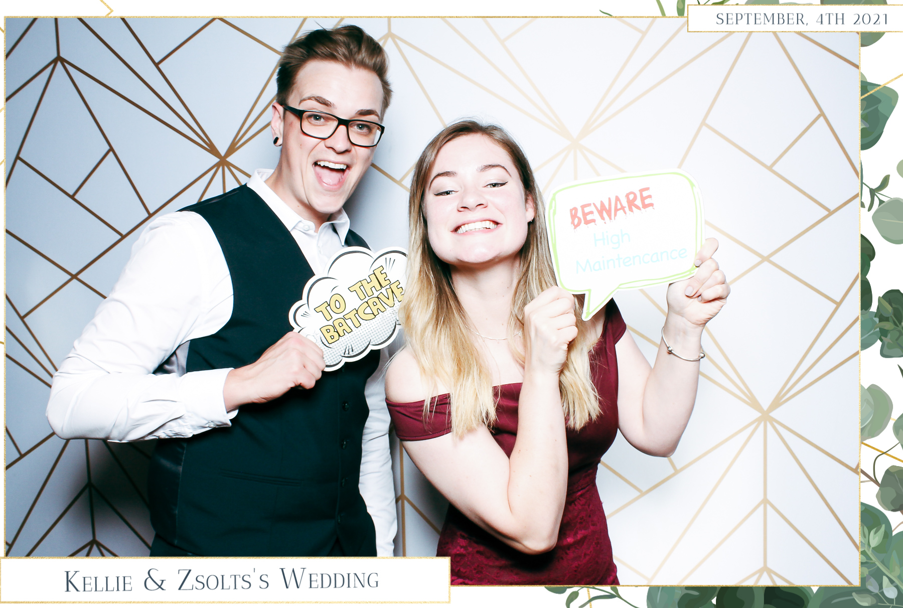 Kellie & Zsolt Wedding - Classic Open Booth | View more photos from the event at gallery.freshbooths.com/u/FreshBooths/Kellie-Zsolt-Wedding-Classic-Open-Booth