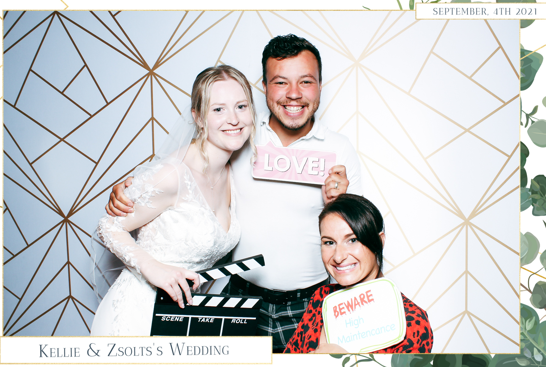 Kellie & Zsolt Wedding - Classic Open Booth | View more photos from the event at gallery.freshbooths.com/u/FreshBooths/Kellie-Zsolt-Wedding-Classic-Open-Booth