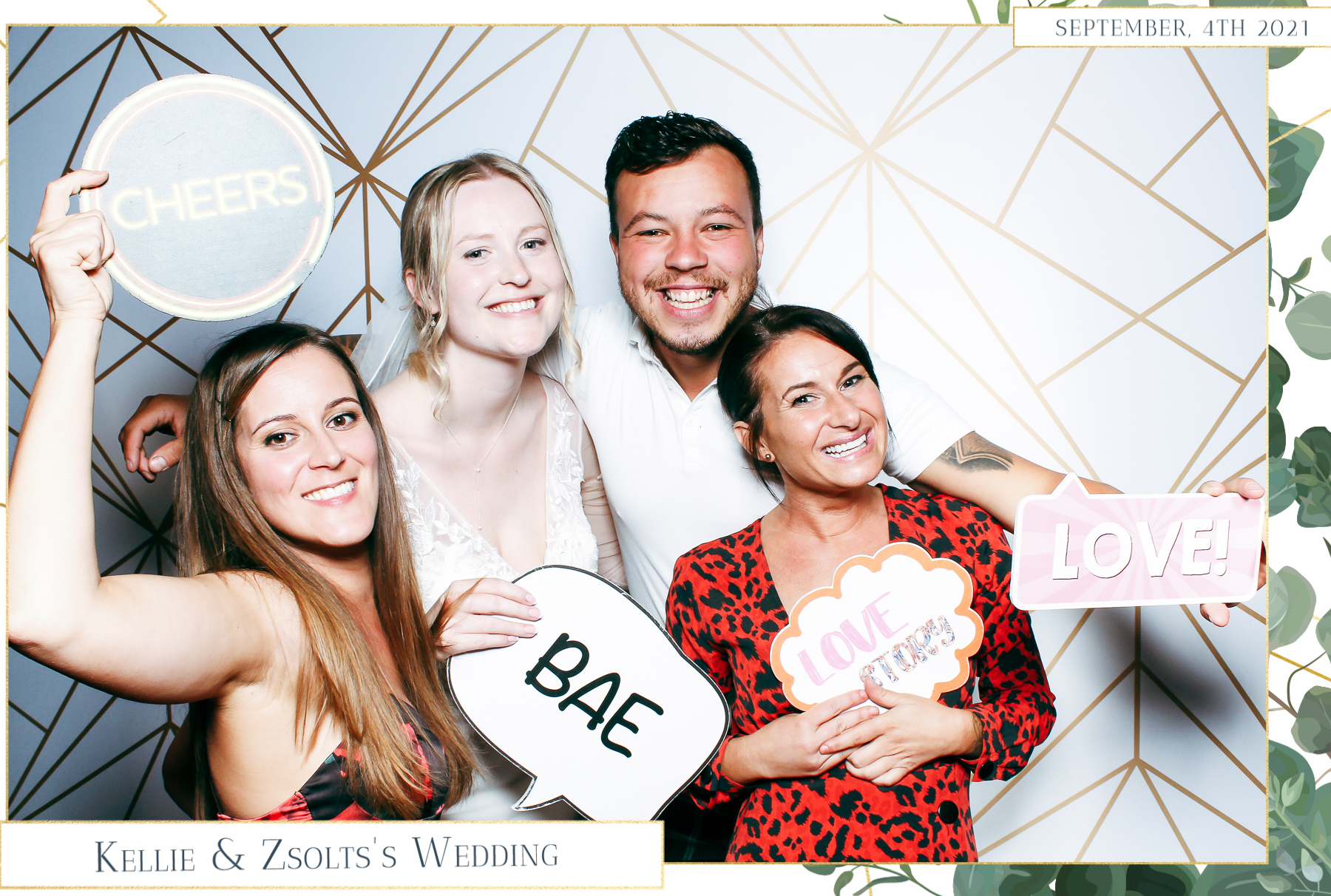 Kellie & Zsolt Wedding - Classic Open Booth | View more photos from the event at gallery.freshbooths.com/u/FreshBooths/Kellie-Zsolt-Wedding-Classic-Open-Booth