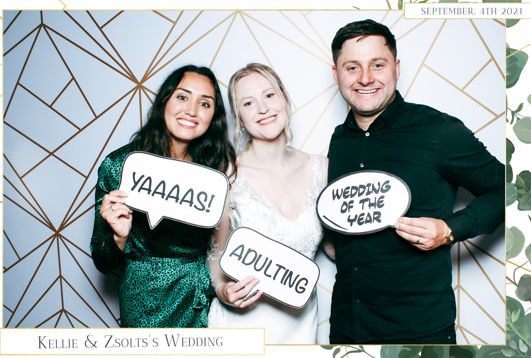 Kellie & Zsolt Wedding - Classic Open Booth | View more photos from the event at gallery.freshbooths.com/u/FreshBooths/Kellie-Zsolt-Wedding-Classic-Open-Booth