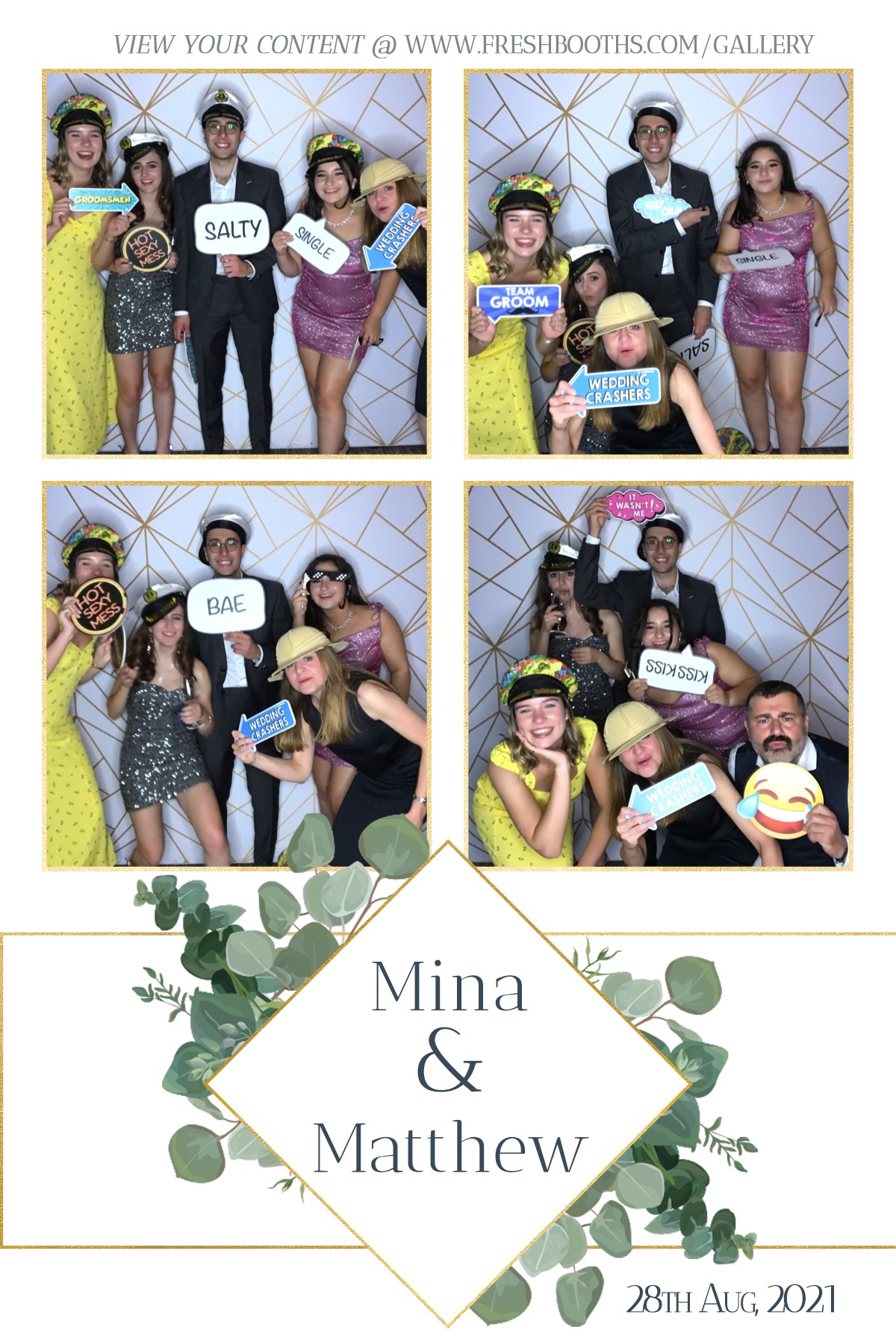 Matthew & Mina Wedding Party - GIF Station | View more photos from the event at gallery.freshbooths.com/u/FreshBooths/Matthew-Mina-Wedding-Party-GIF-Station