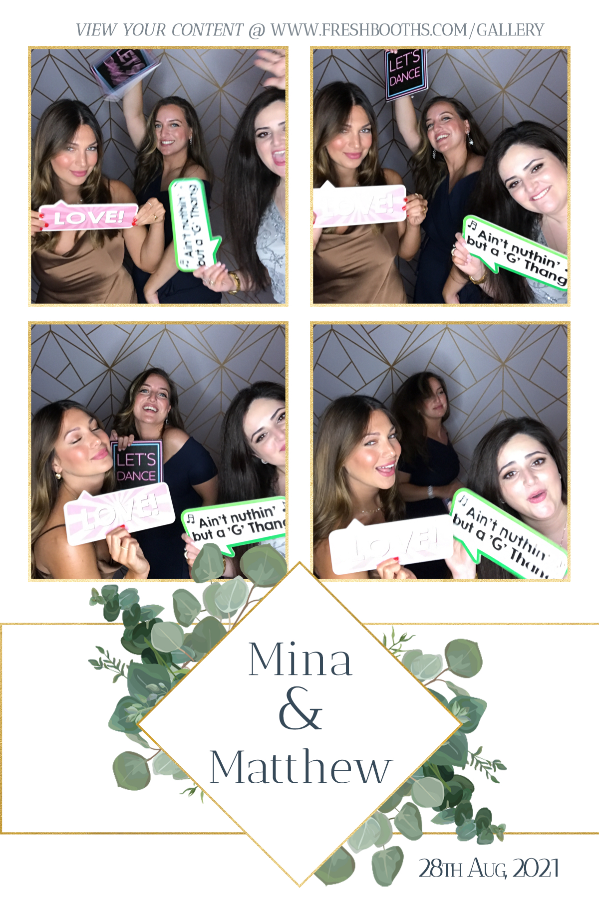 Matthew & Mina Wedding Party - GIF Station | View more photos from the event at gallery.freshbooths.com/u/FreshBooths/Matthew-Mina-Wedding-Party-GIF-Station
