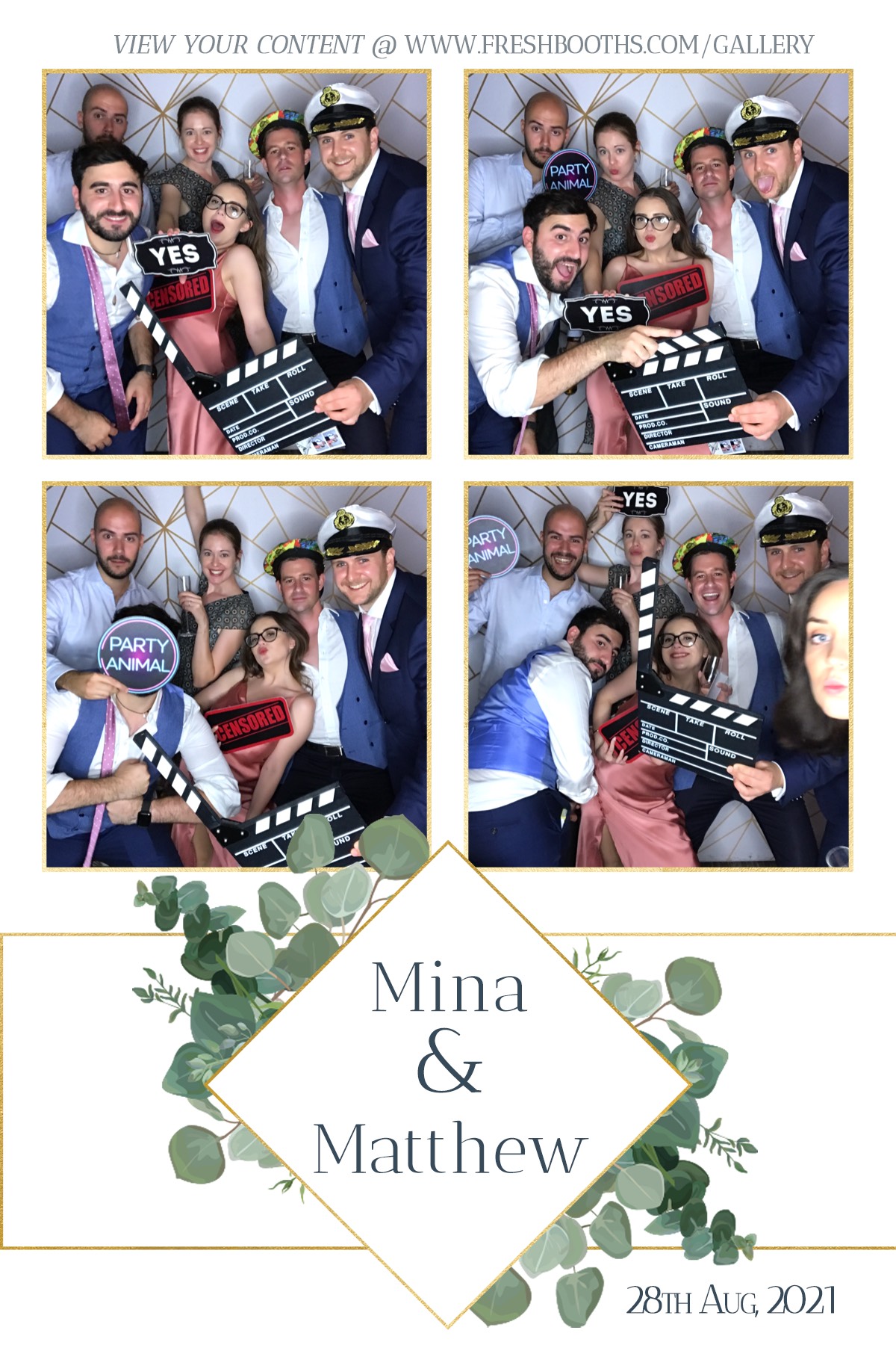 Matthew & Mina Wedding Party - GIF Station | View more photos from the event at gallery.freshbooths.com/u/FreshBooths/Matthew-Mina-Wedding-Party-GIF-Station