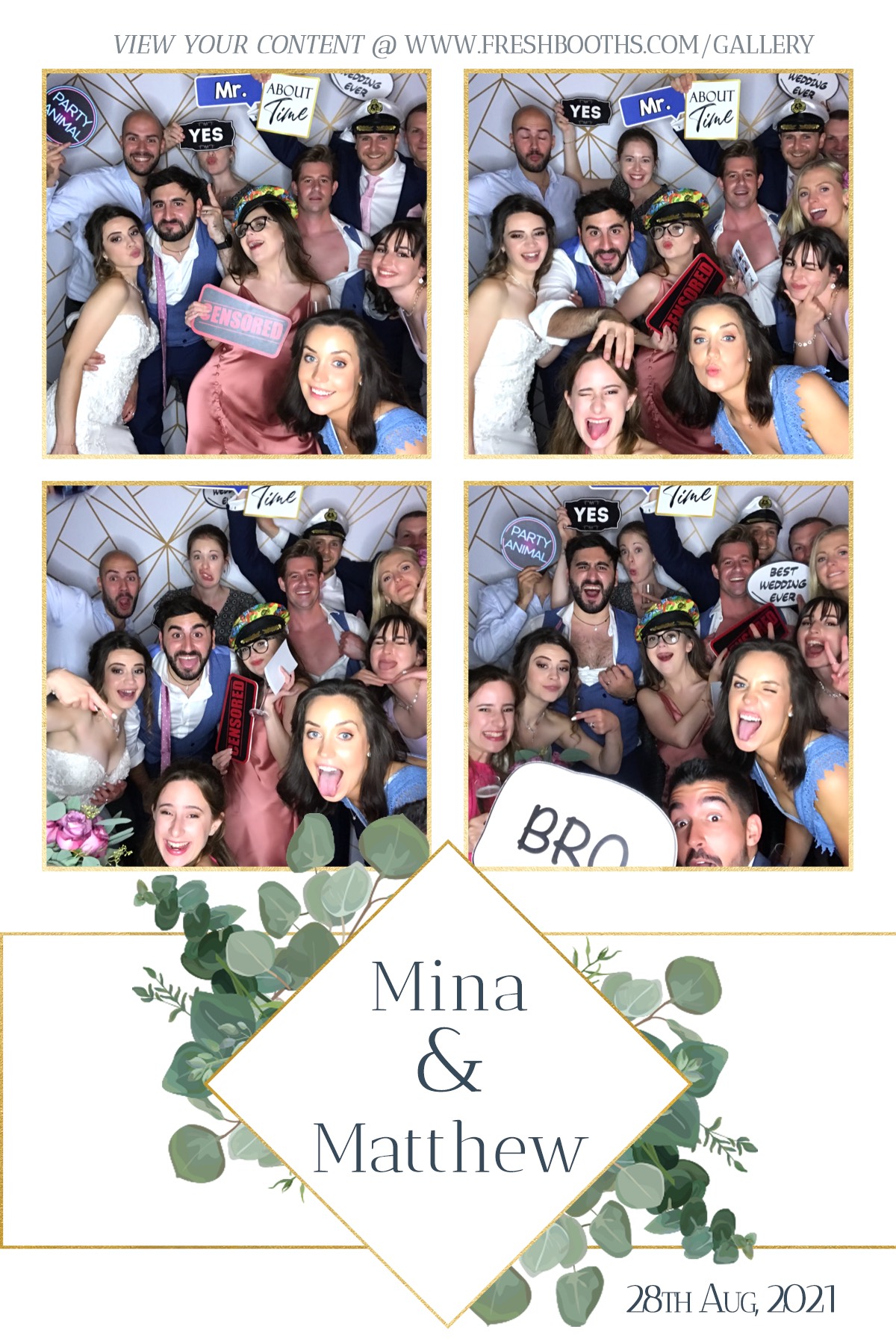 Matthew & Mina Wedding Party - GIF Station | View more photos from the event at gallery.freshbooths.com/u/FreshBooths/Matthew-Mina-Wedding-Party-GIF-Station