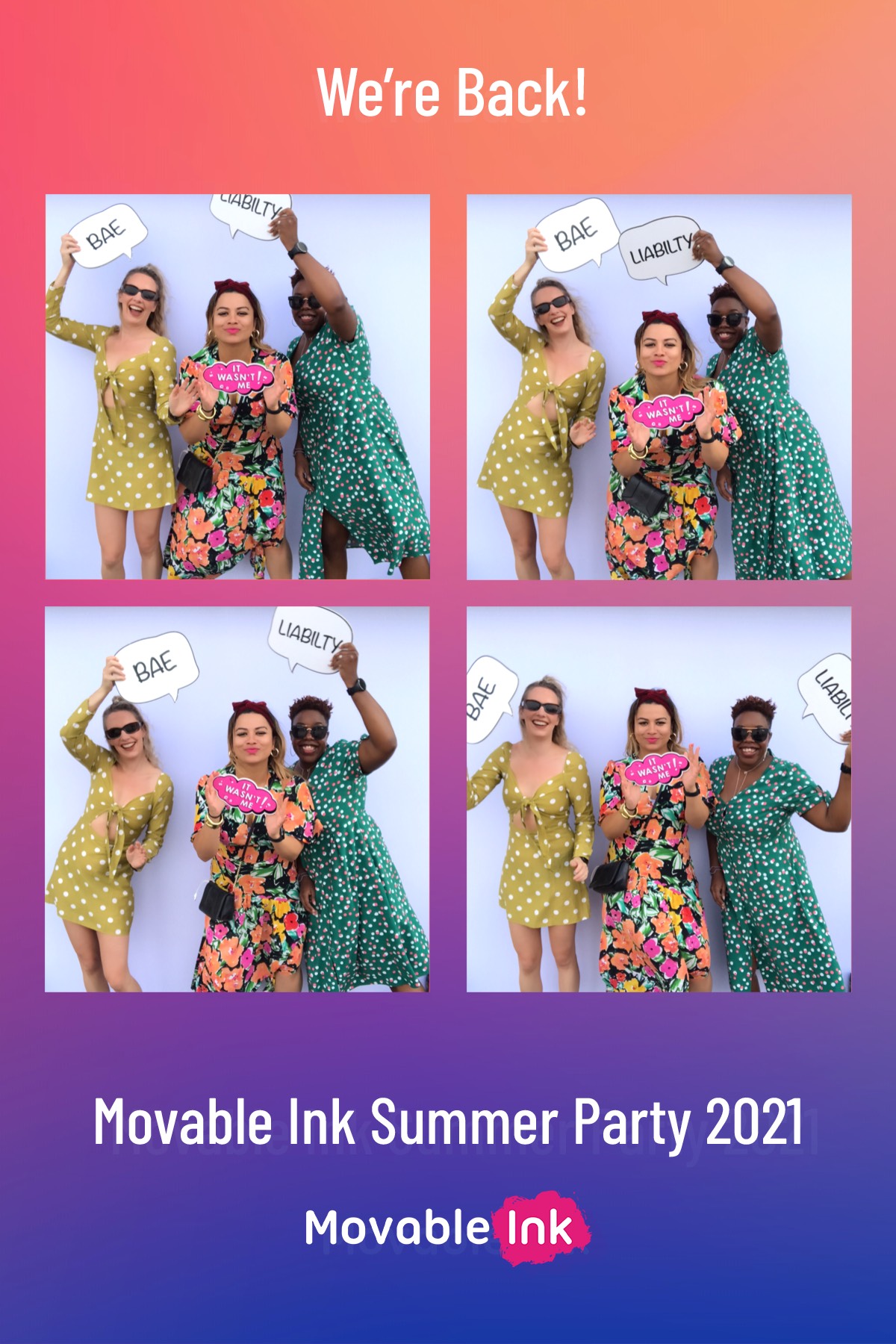 Movable Ink Summer Party - GIF Station | View more photos from the event at gallery.freshbooths.com/u/FreshBooths/Movable-Ink-Summer-Party-GIF-Station