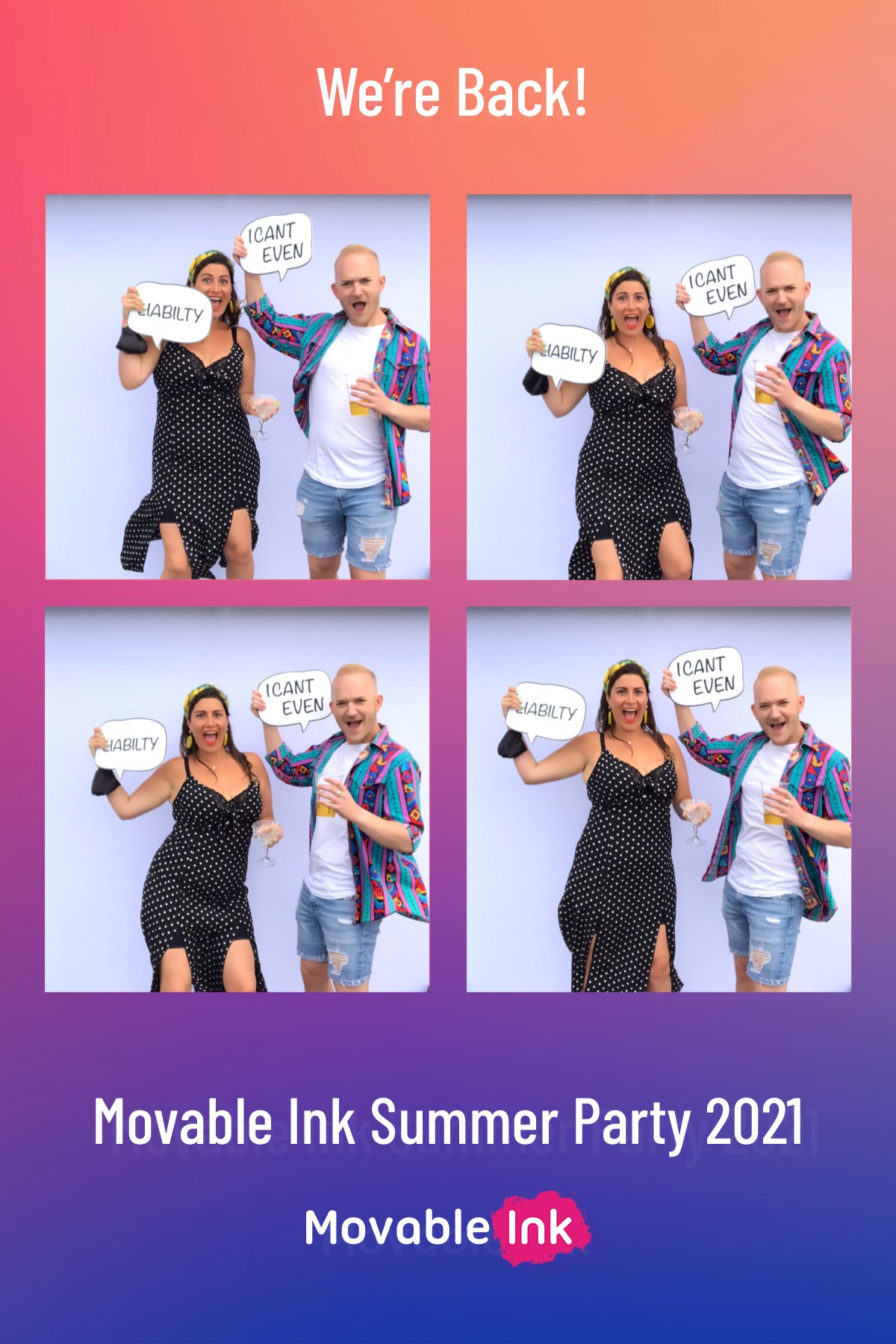 Movable Ink Summer Party - GIF Station | View more photos from the event at gallery.freshbooths.com/u/FreshBooths/Movable-Ink-Summer-Party-GIF-Station
