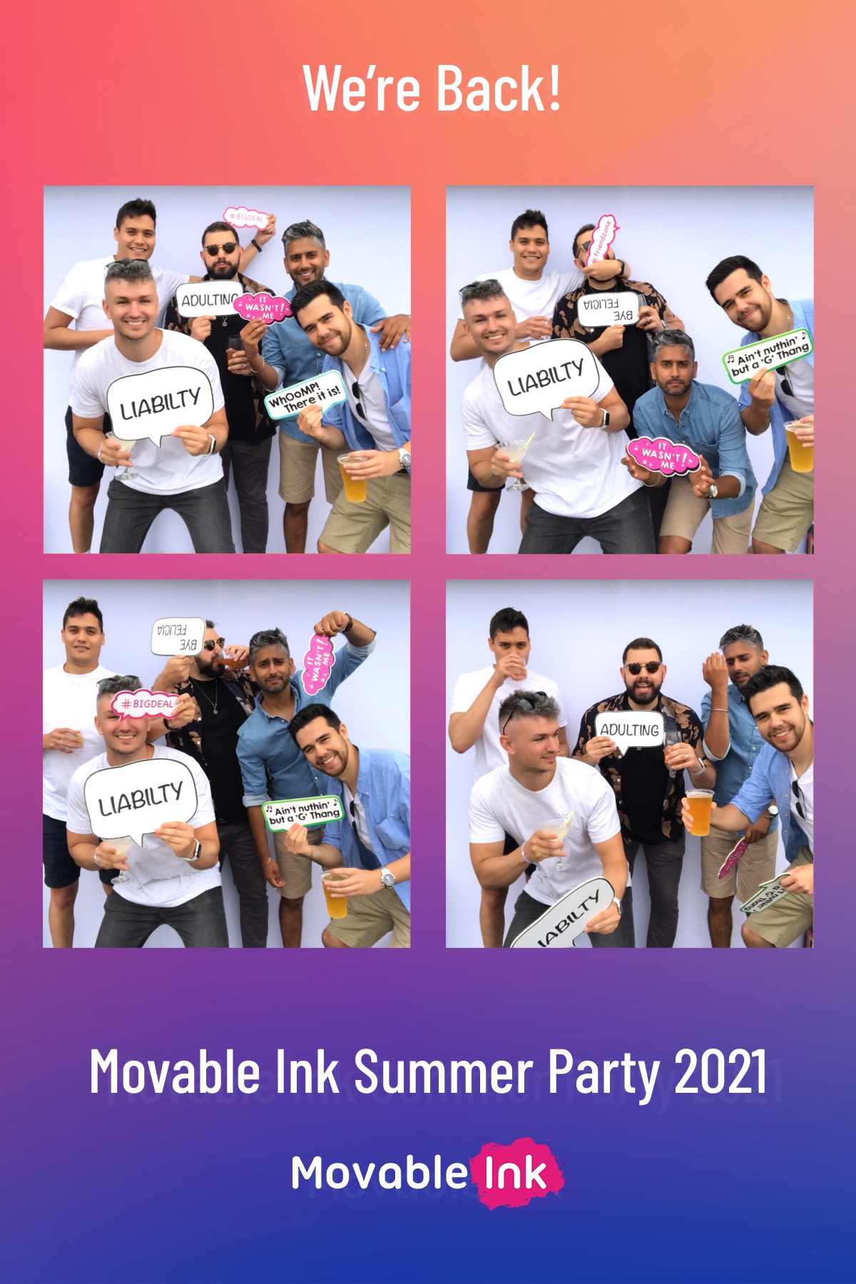 Movable Ink Summer Party - GIF Station | View more photos from the event at gallery.freshbooths.com/u/FreshBooths/Movable-Ink-Summer-Party-GIF-Station