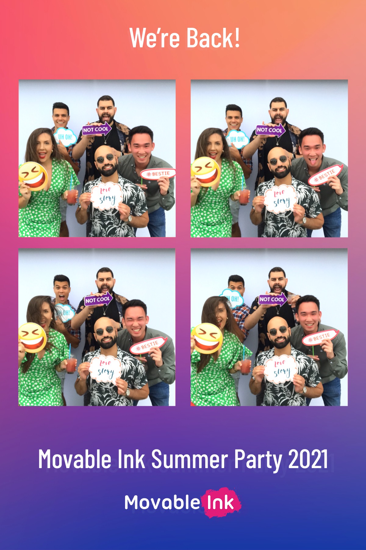 Movable Ink Summer Party - GIF Station | View more photos from the event at gallery.freshbooths.com/u/FreshBooths/Movable-Ink-Summer-Party-GIF-Station