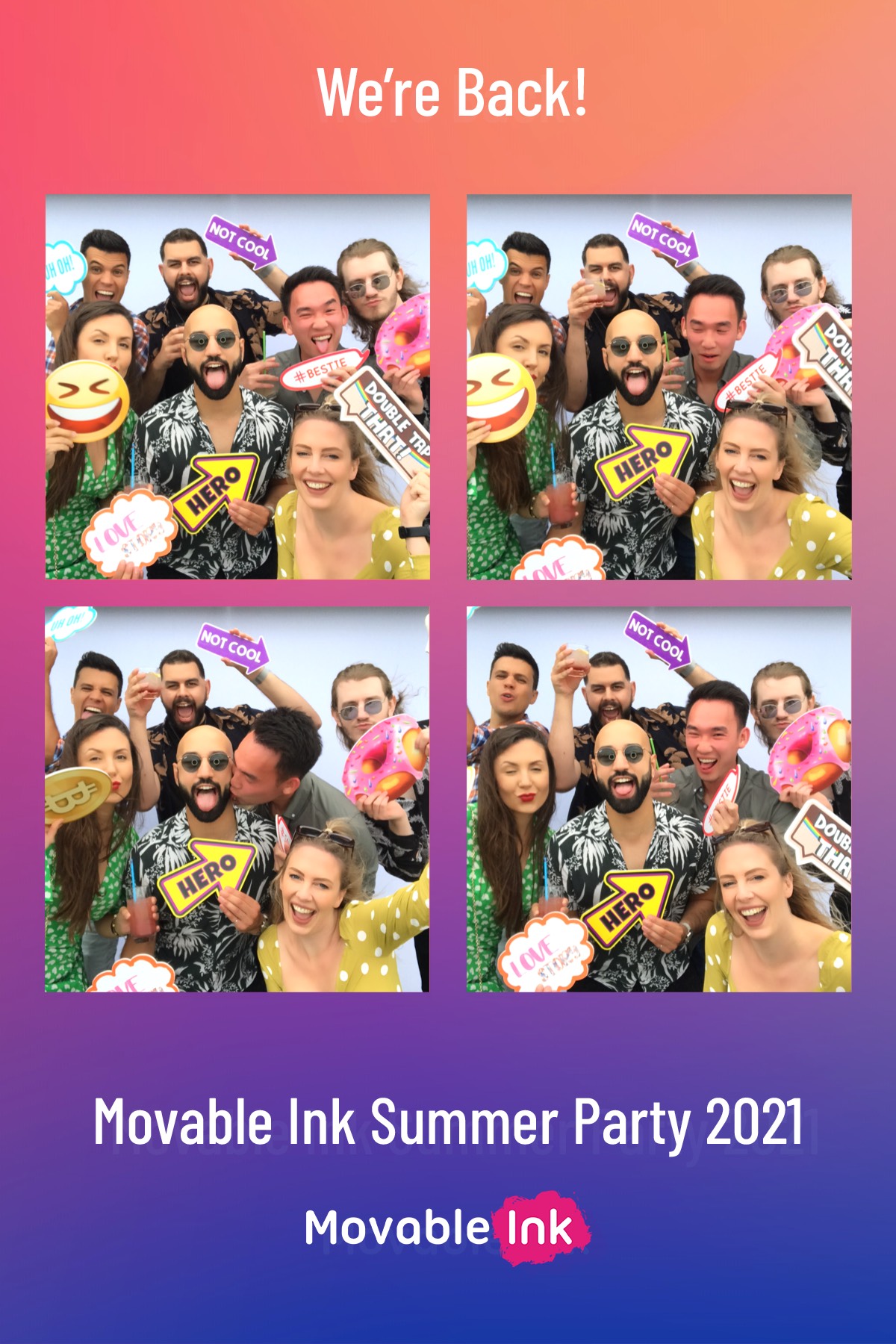 Movable Ink Summer Party - GIF Station | View more photos from the event at gallery.freshbooths.com/u/FreshBooths/Movable-Ink-Summer-Party-GIF-Station