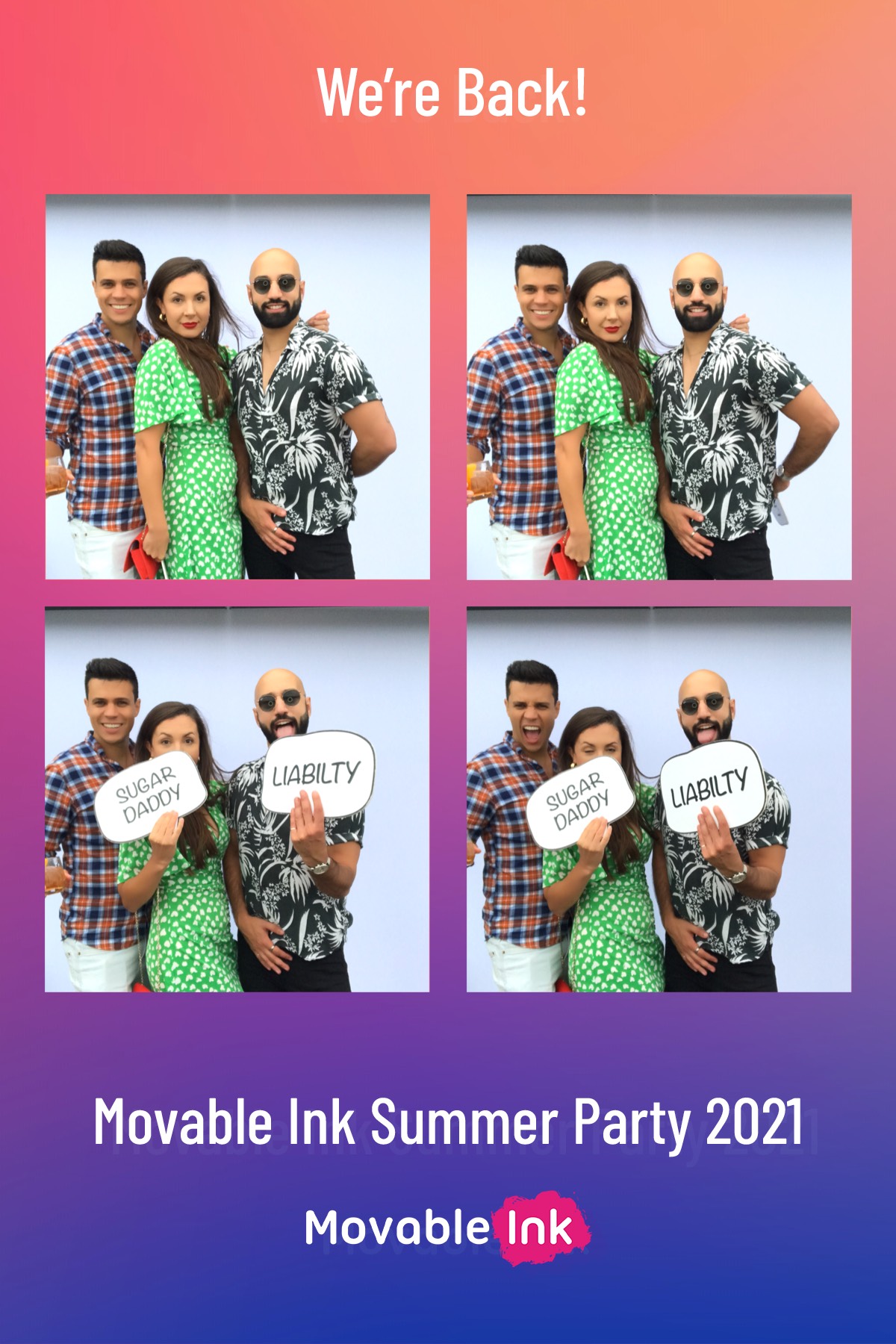 Movable Ink Summer Party - GIF Station | View more photos from the event at gallery.freshbooths.com/u/FreshBooths/Movable-Ink-Summer-Party-GIF-Station