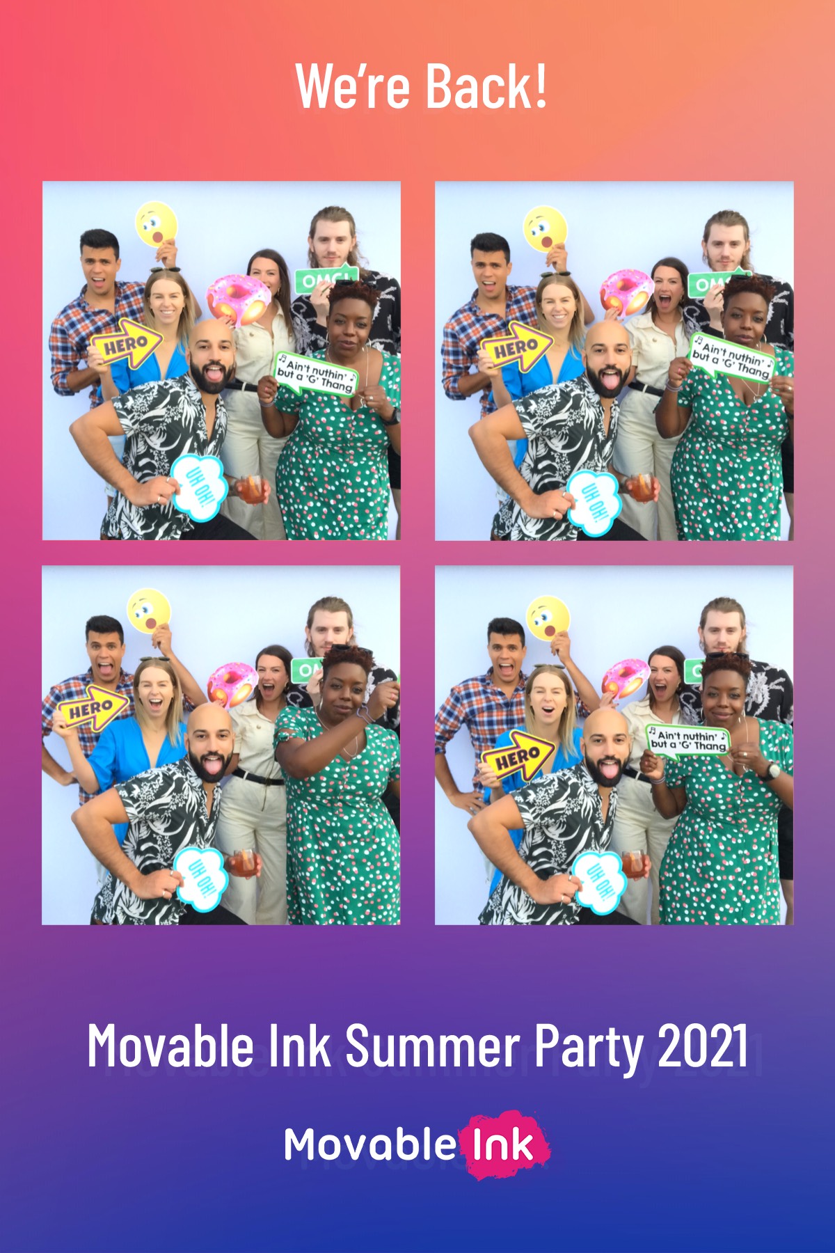 Movable Ink Summer Party - GIF Station | View more photos from the event at gallery.freshbooths.com/u/FreshBooths/Movable-Ink-Summer-Party-GIF-Station