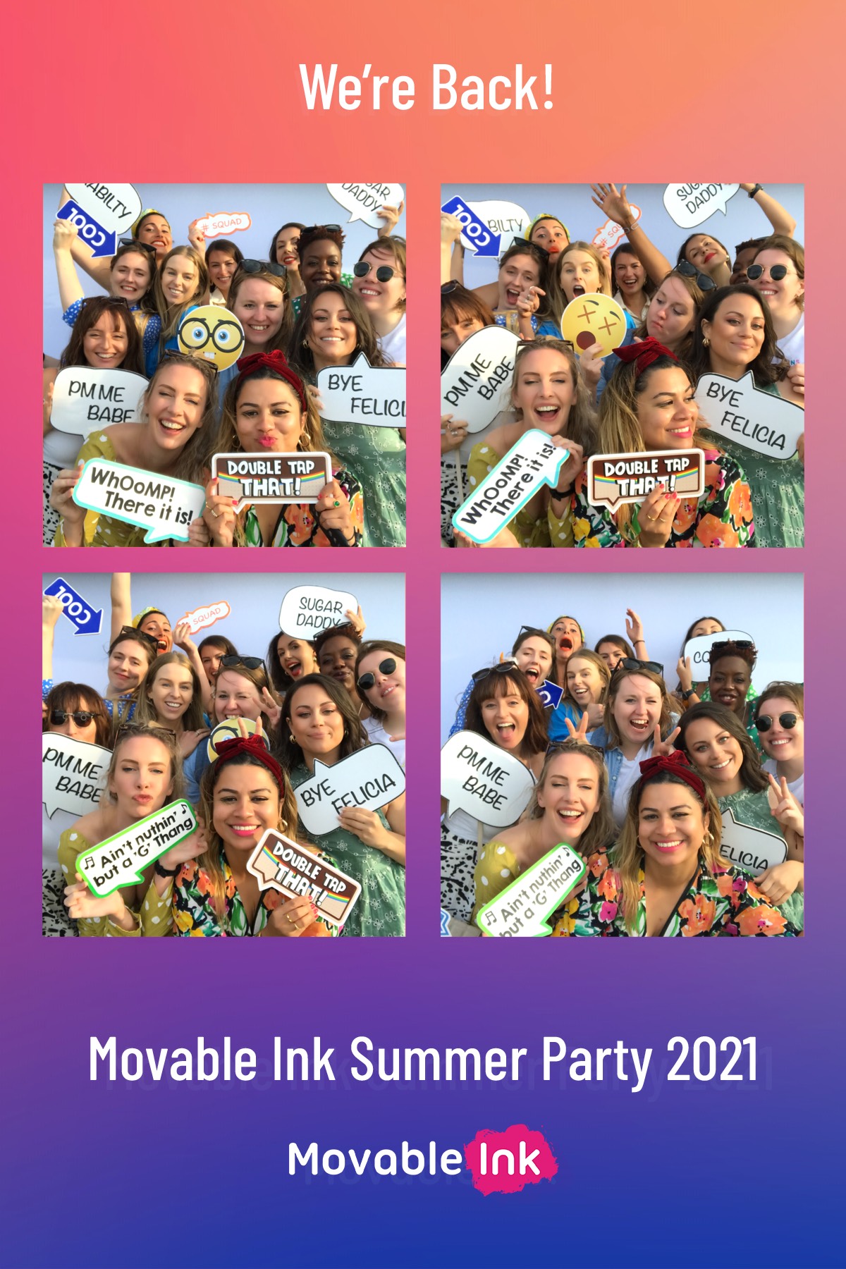 Movable Ink Summer Party - GIF Station | View more photos from the event at gallery.freshbooths.com/u/FreshBooths/Movable-Ink-Summer-Party-GIF-Station