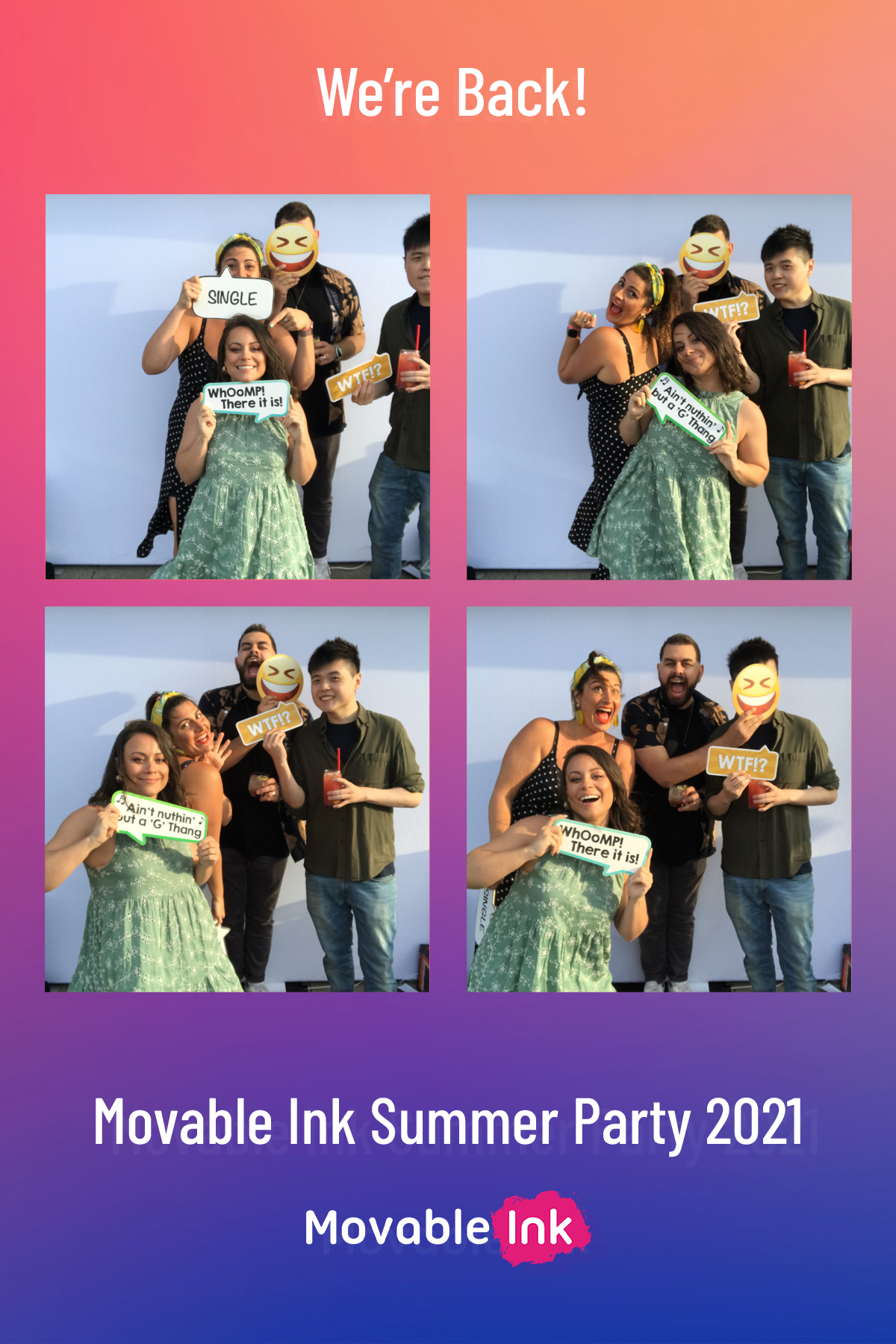 Movable Ink Summer Party - GIF Station | View more photos from the event at gallery.freshbooths.com/u/FreshBooths/Movable-Ink-Summer-Party-GIF-Station
