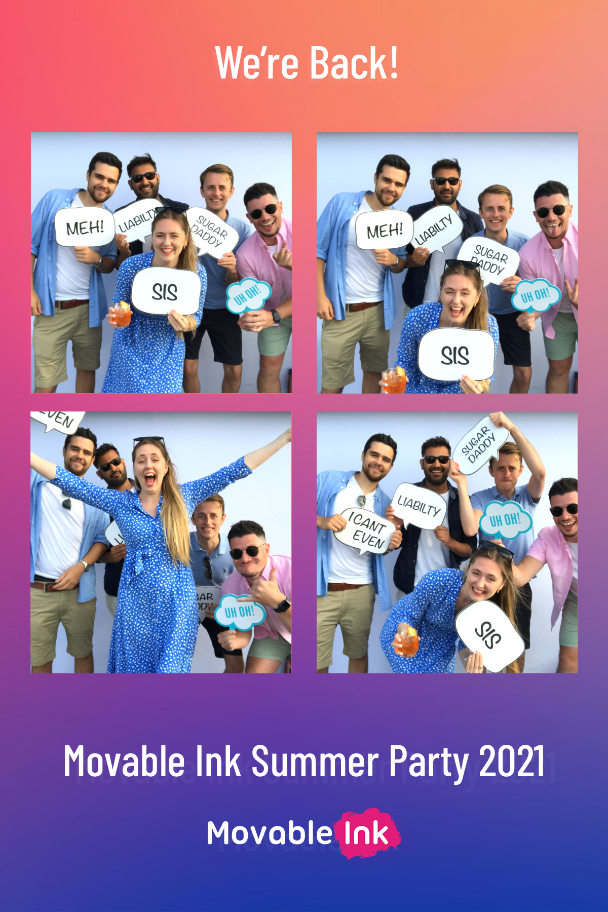Movable Ink Summer Party - GIF Station | View more photos from the event at gallery.freshbooths.com/u/FreshBooths/Movable-Ink-Summer-Party-GIF-Station