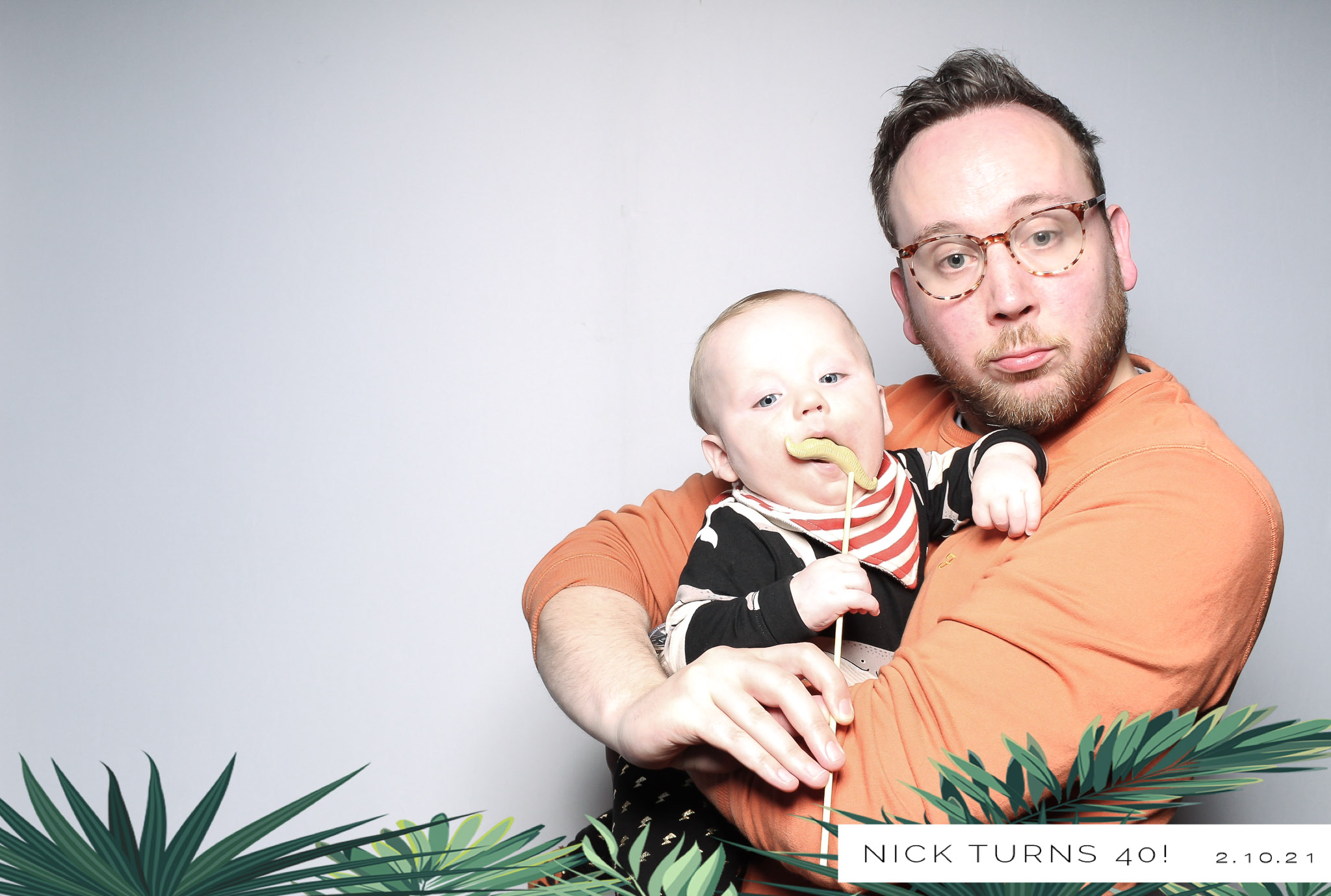 Nick Turns 40! -Classic Open Booth | View more photos from the event at gallery.freshbooths.com/u/FreshBooths/Nick-Turns-40-Classic-Open-Booth