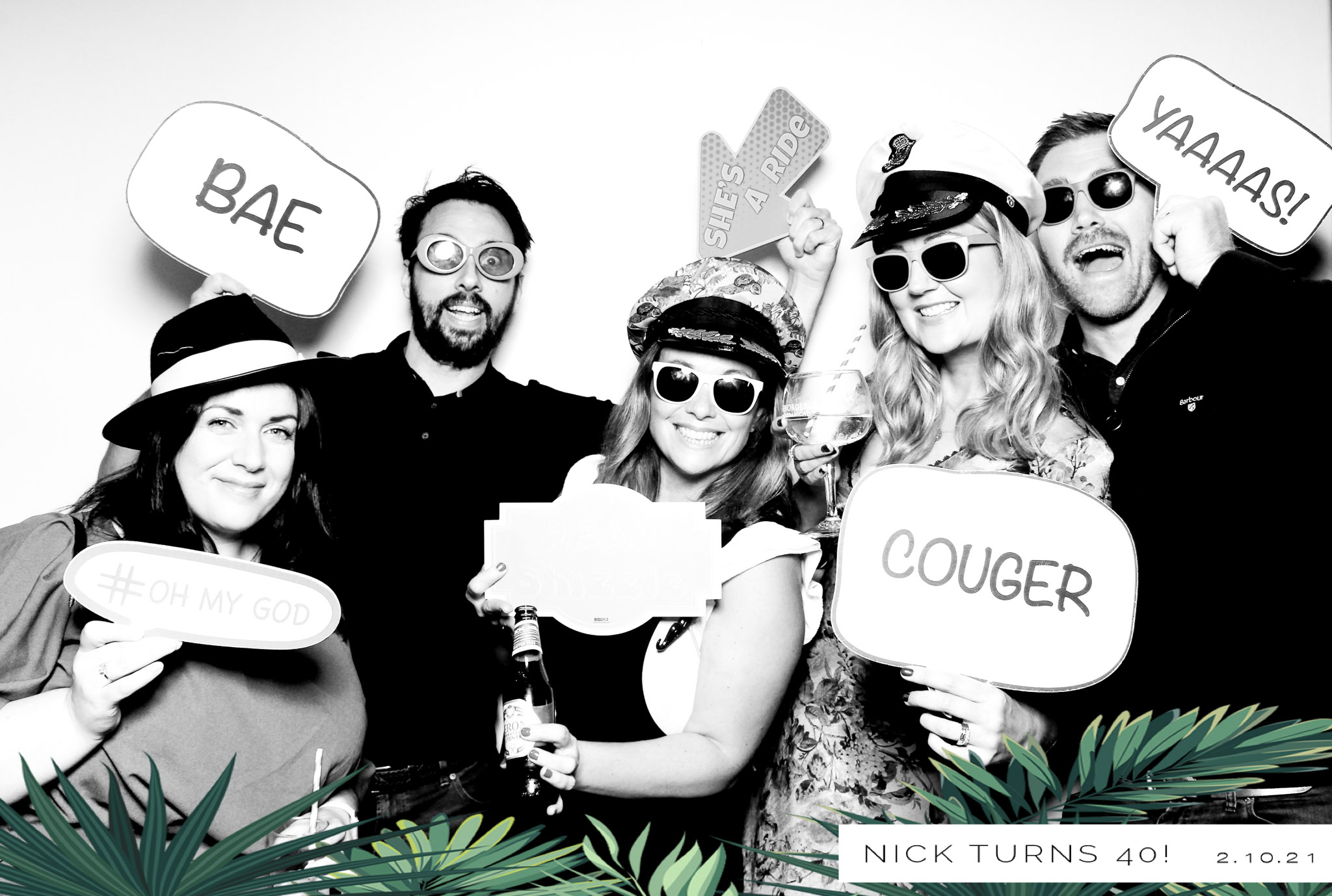 Nick Turns 40! -Classic Open Booth | View more photos from the event at gallery.freshbooths.com/u/FreshBooths/Nick-Turns-40-Classic-Open-Booth