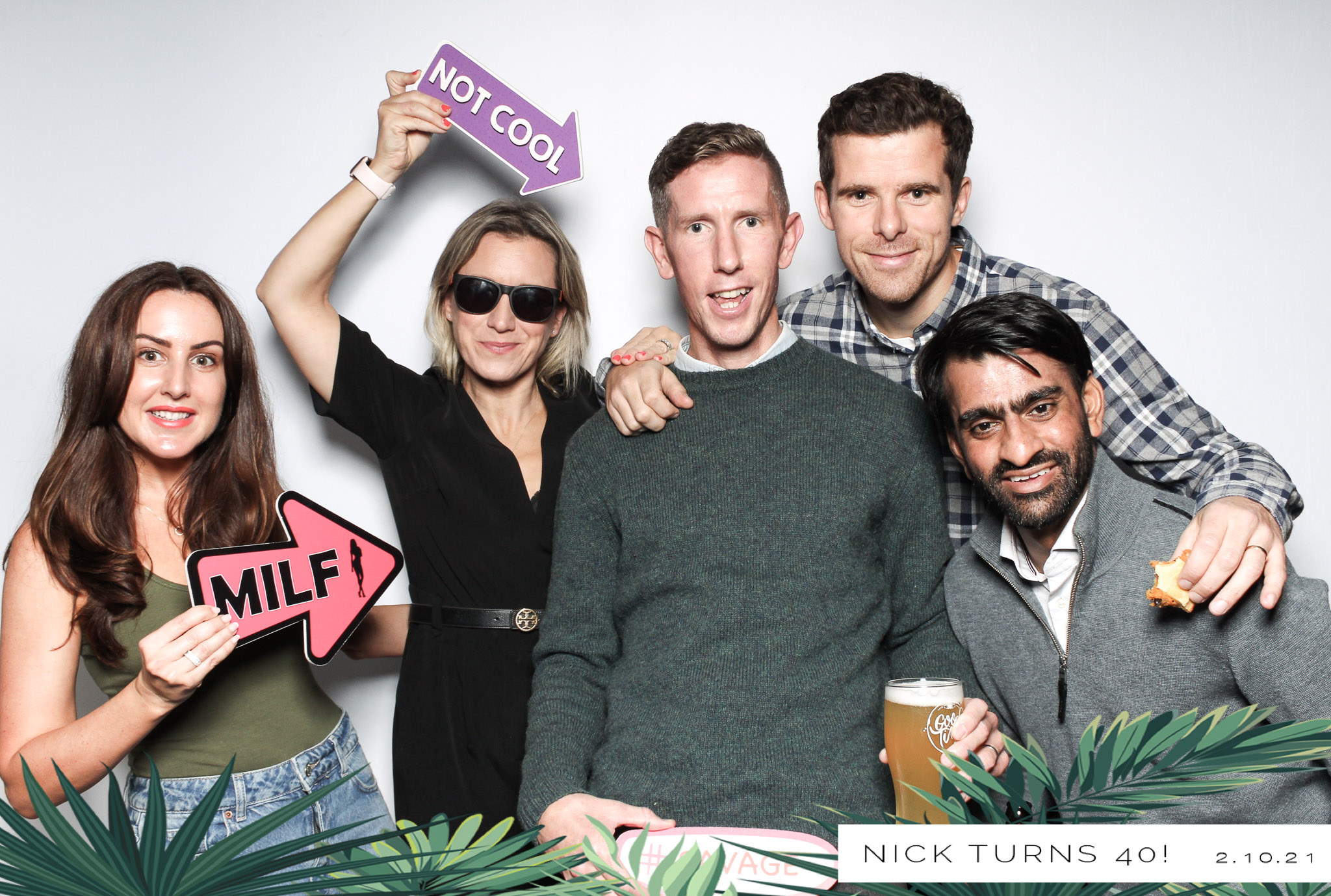 Nick Turns 40! -Classic Open Booth | View more photos from the event at gallery.freshbooths.com/u/FreshBooths/Nick-Turns-40-Classic-Open-Booth