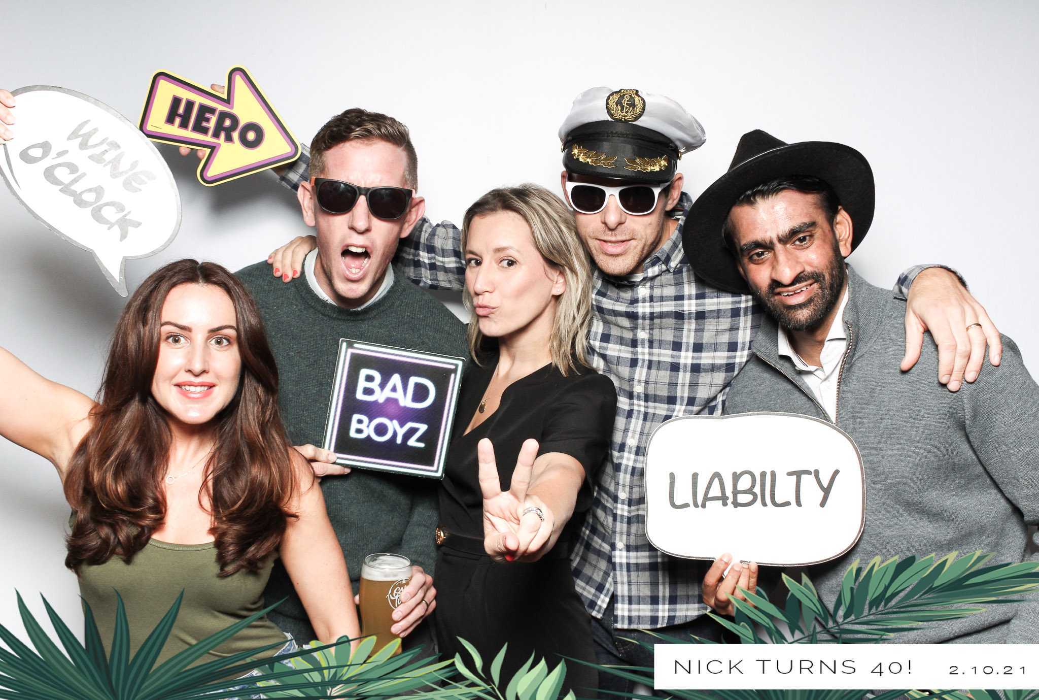 Nick Turns 40! -Classic Open Booth | View more photos from the event at gallery.freshbooths.com/u/FreshBooths/Nick-Turns-40-Classic-Open-Booth