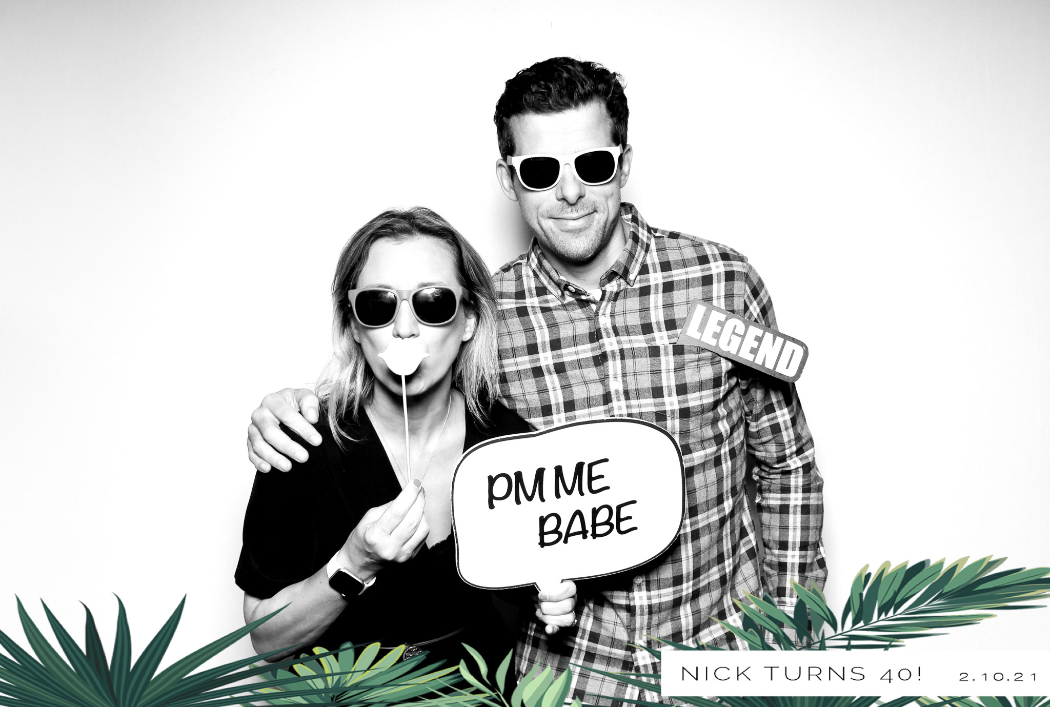 Nick Turns 40! -Classic Open Booth | View more photos from the event at gallery.freshbooths.com/u/FreshBooths/Nick-Turns-40-Classic-Open-Booth