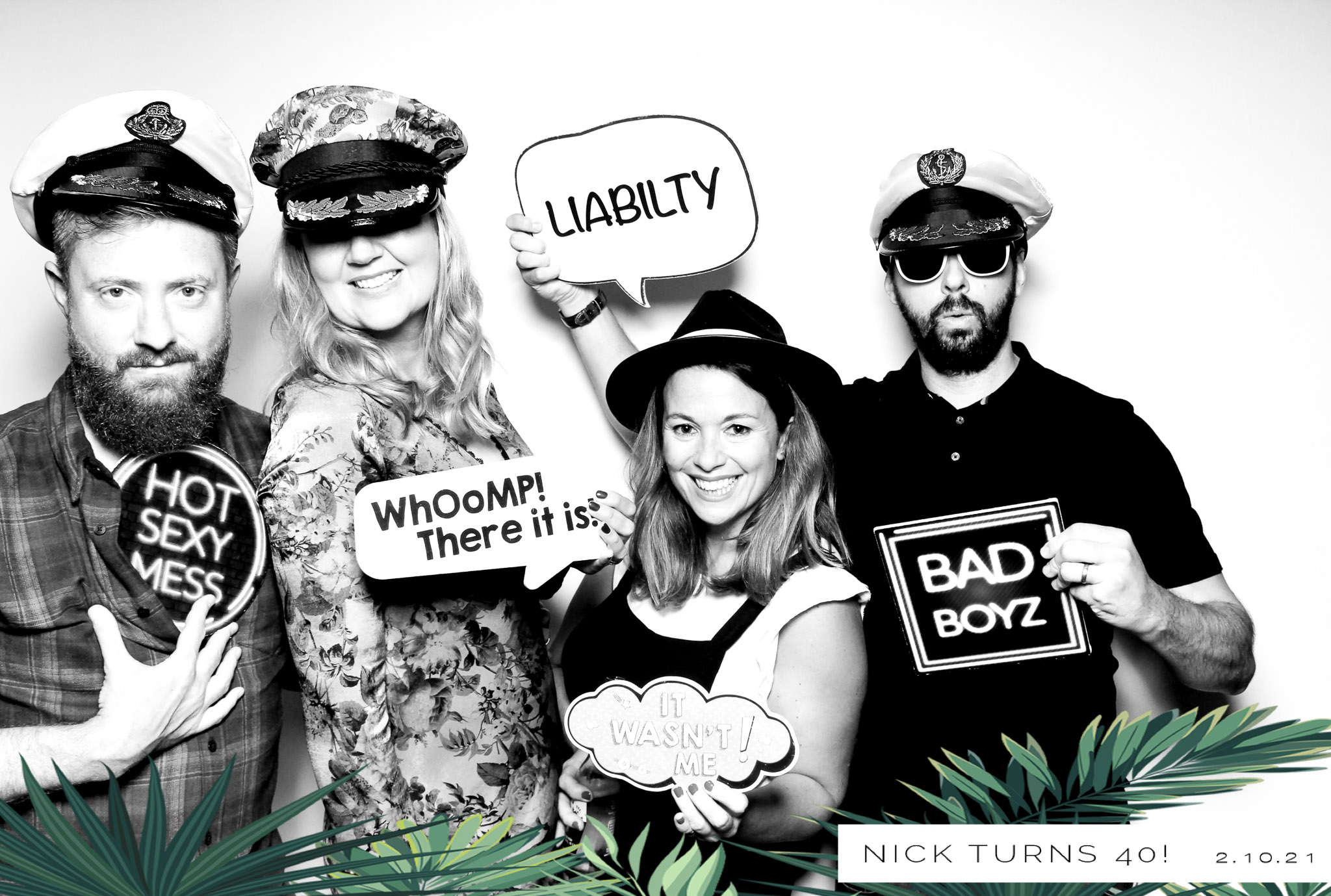Nick Turns 40! -Classic Open Booth | View more photos from the event at gallery.freshbooths.com/u/FreshBooths/Nick-Turns-40-Classic-Open-Booth