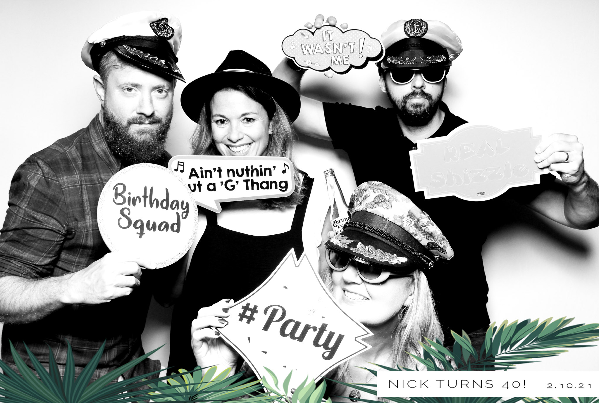 Nick Turns 40! -Classic Open Booth | View more photos from the event at gallery.freshbooths.com/u/FreshBooths/Nick-Turns-40-Classic-Open-Booth