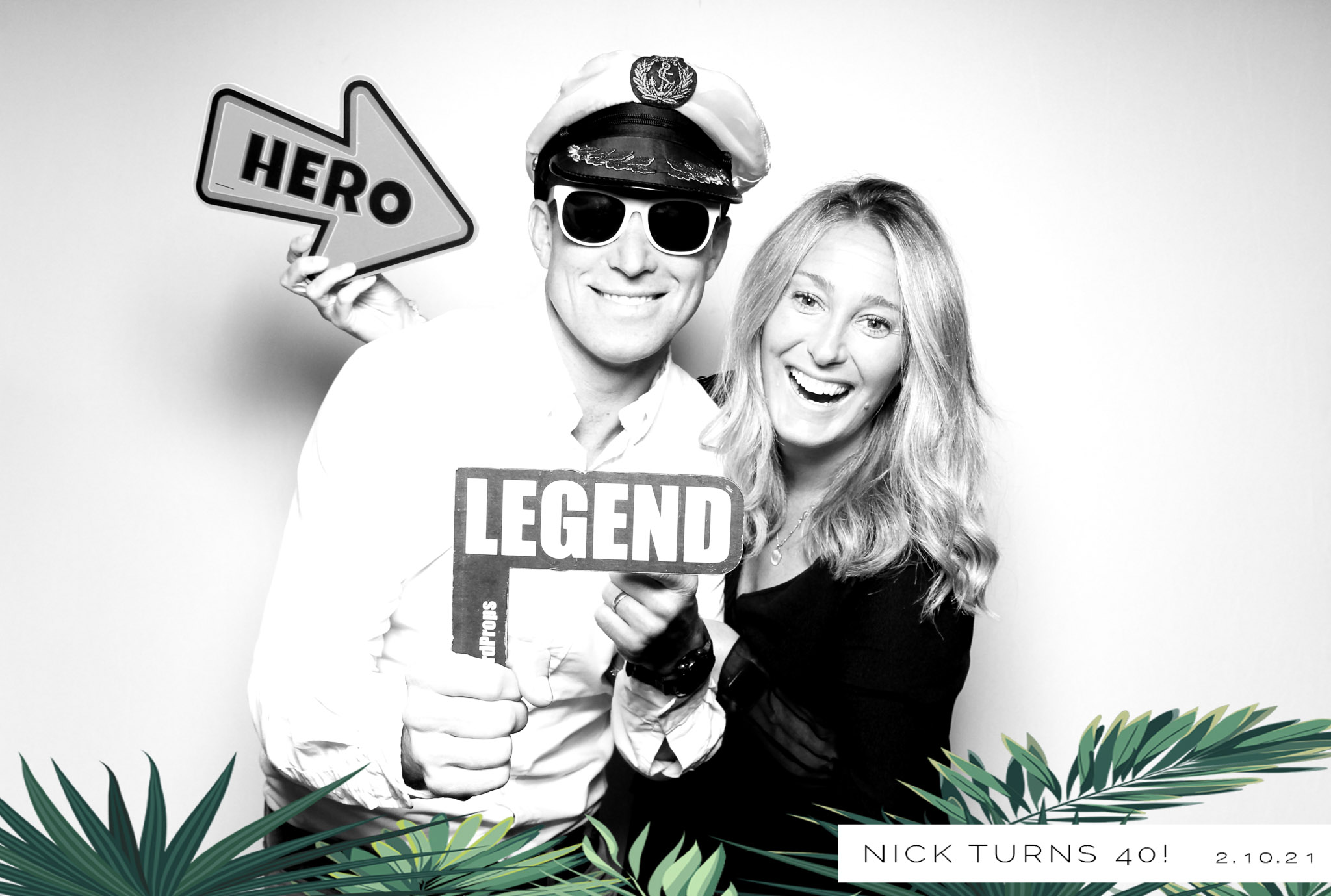 Nick Turns 40! -Classic Open Booth | View more photos from the event at gallery.freshbooths.com/u/FreshBooths/Nick-Turns-40-Classic-Open-Booth