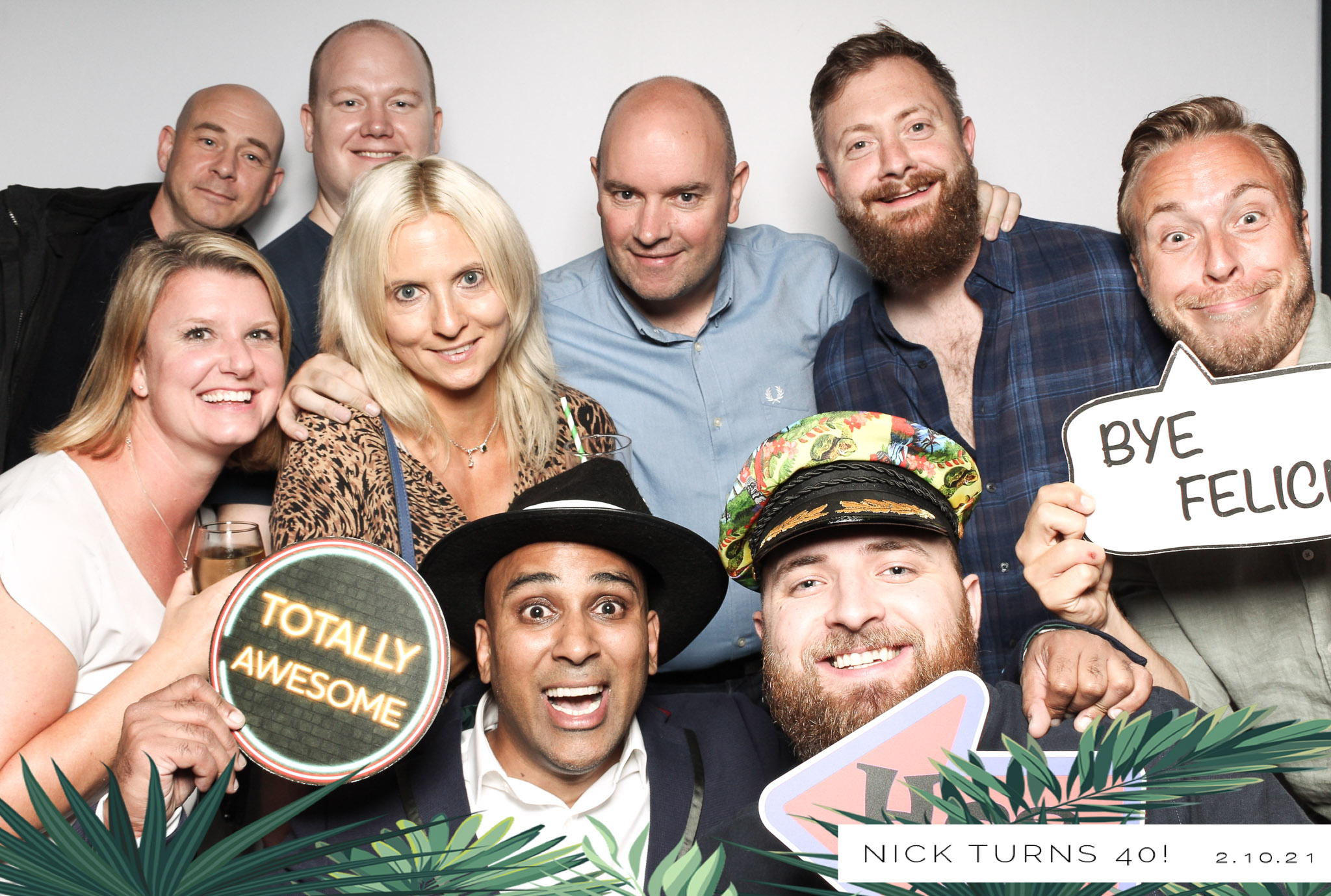 Nick Turns 40! -Classic Open Booth | View more photos from the event at gallery.freshbooths.com/u/FreshBooths/Nick-Turns-40-Classic-Open-Booth