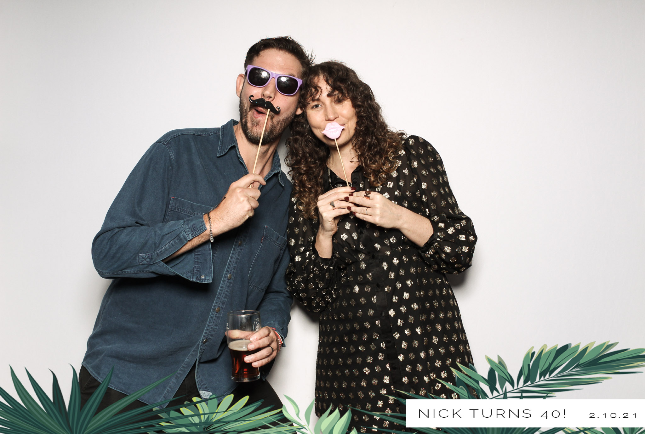 Nick Turns 40! -Classic Open Booth | View more photos from the event at gallery.freshbooths.com/u/FreshBooths/Nick-Turns-40-Classic-Open-Booth