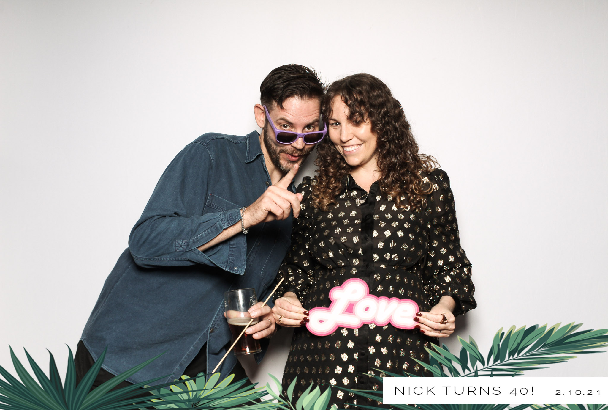 Nick Turns 40! -Classic Open Booth | View more photos from the event at gallery.freshbooths.com/u/FreshBooths/Nick-Turns-40-Classic-Open-Booth