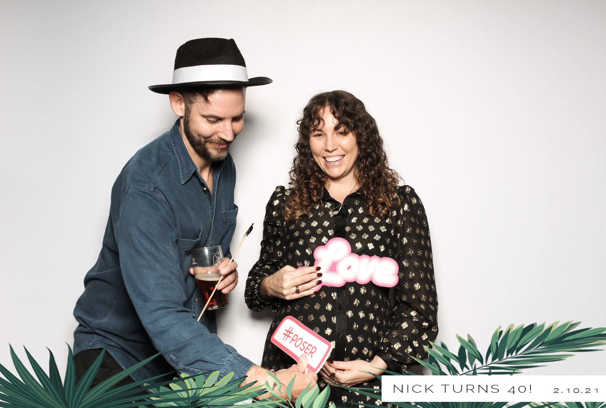 Nick Turns 40! -Classic Open Booth | View more photos from the event at gallery.freshbooths.com/u/FreshBooths/Nick-Turns-40-Classic-Open-Booth